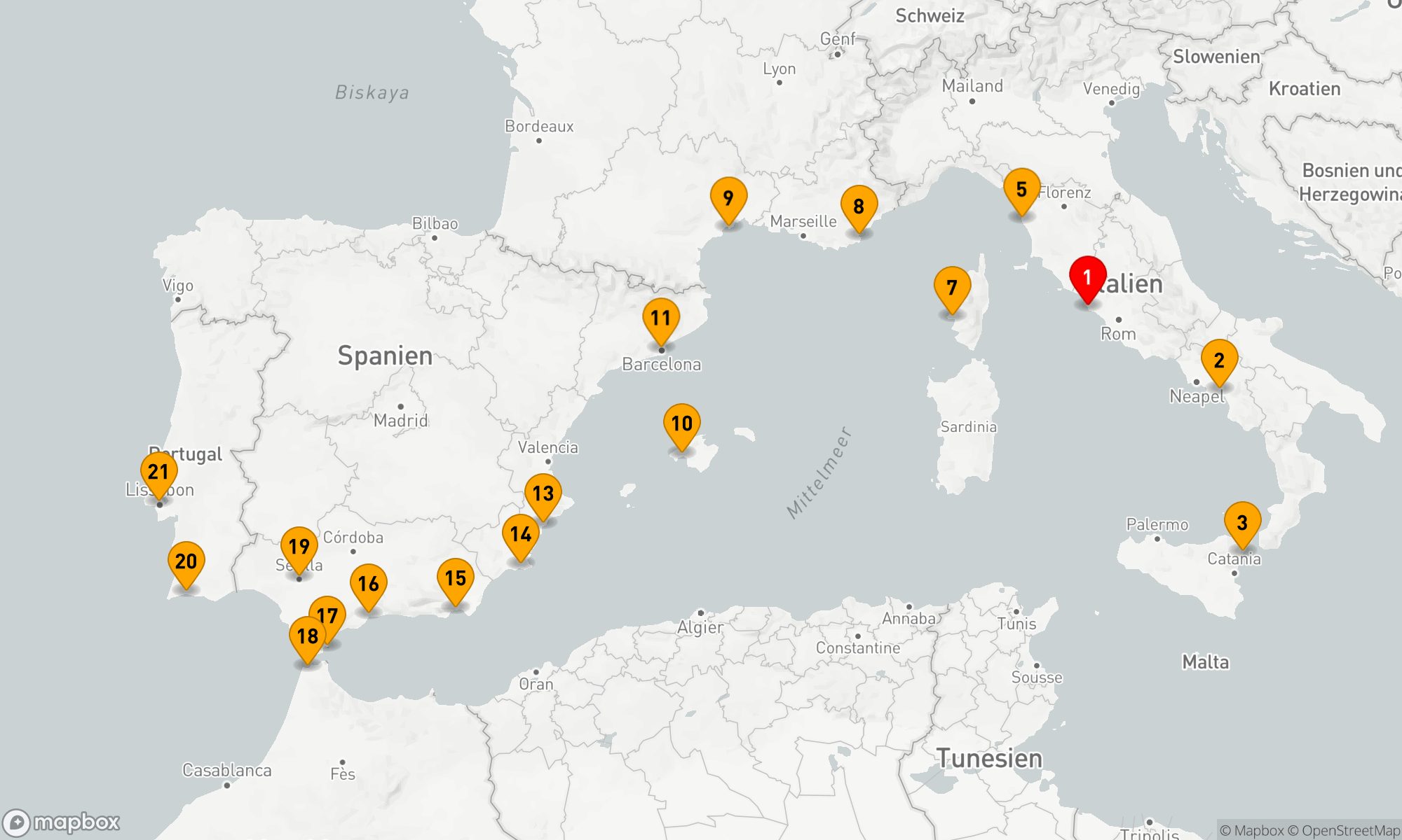 Route 20 Nächte - SUMMER SPLENDOR