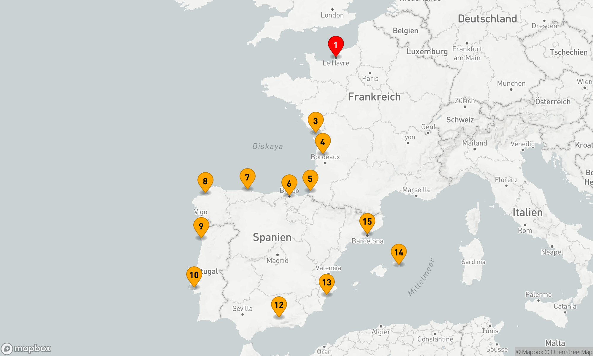 Route 14 Nächte - VINEYARDS & PALACES