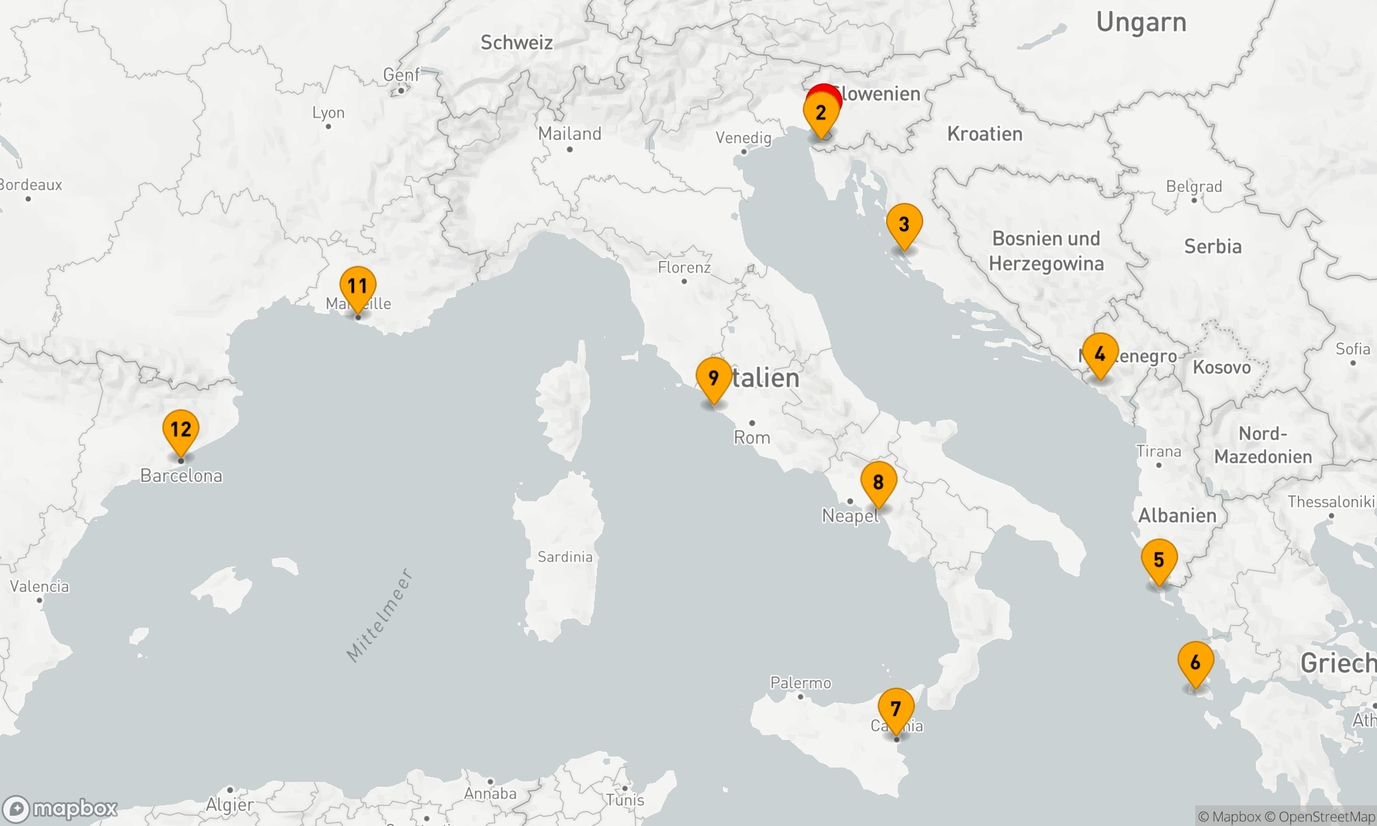 Route 11 Nächte - TREASURES THROUGH TIME
