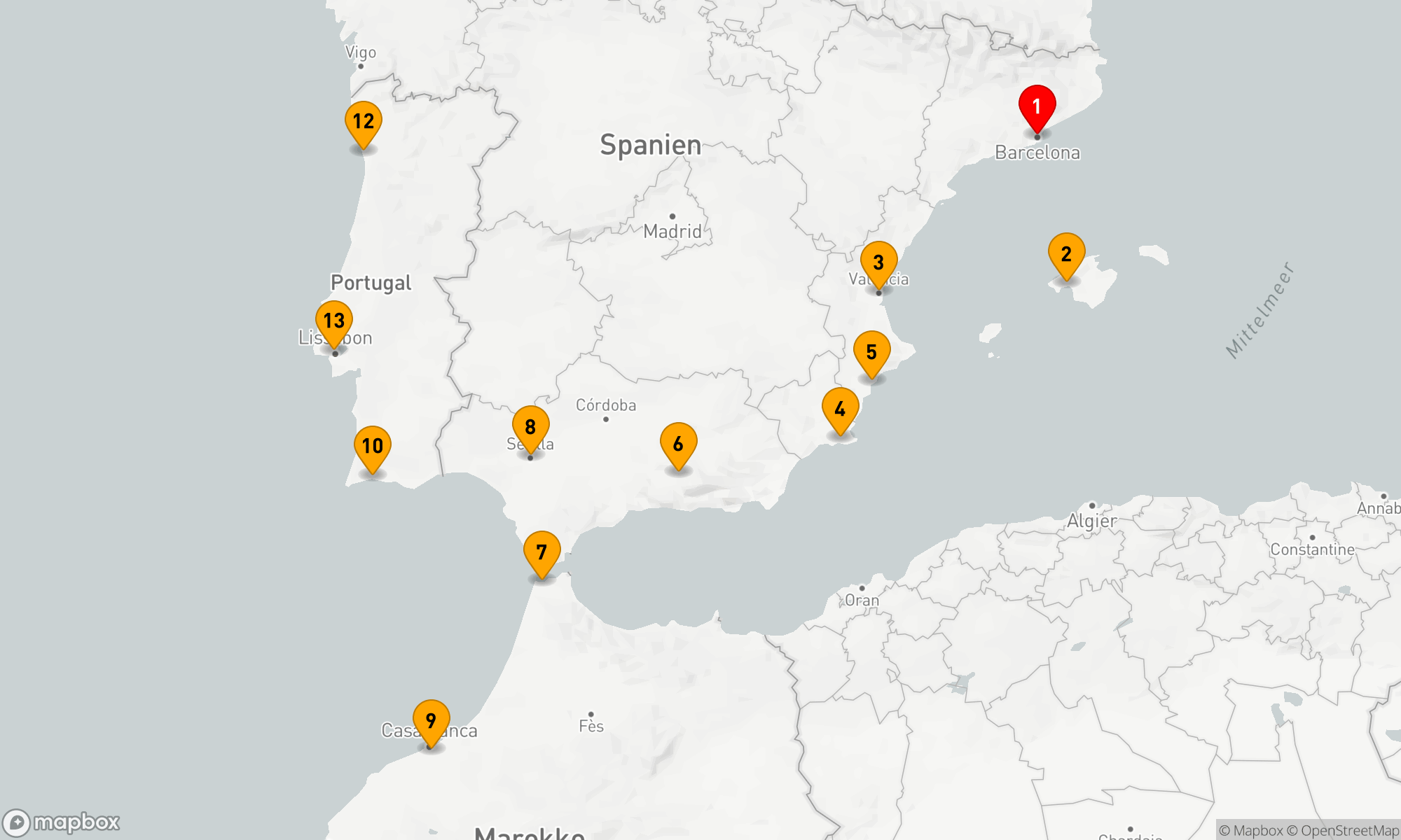 Route 12 Nächte - SPRINGTIME SPLENDOR