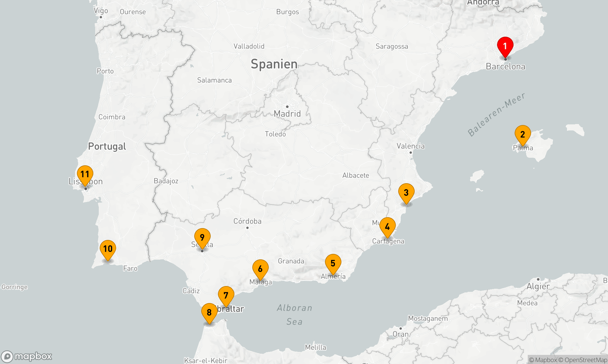 Route 10 Nächte - ROYAL PALACES & THE ROCK