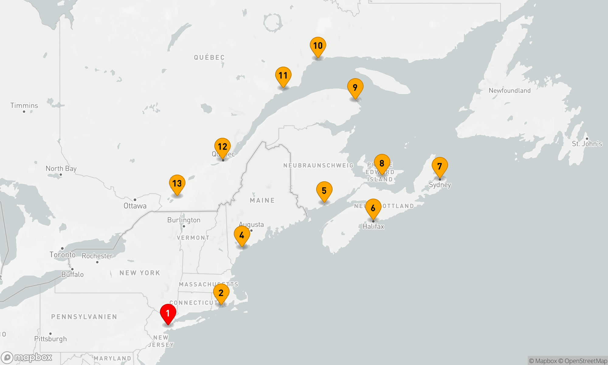 Route 12 Nächte - NORTH AMERICAN NEIGHBORS