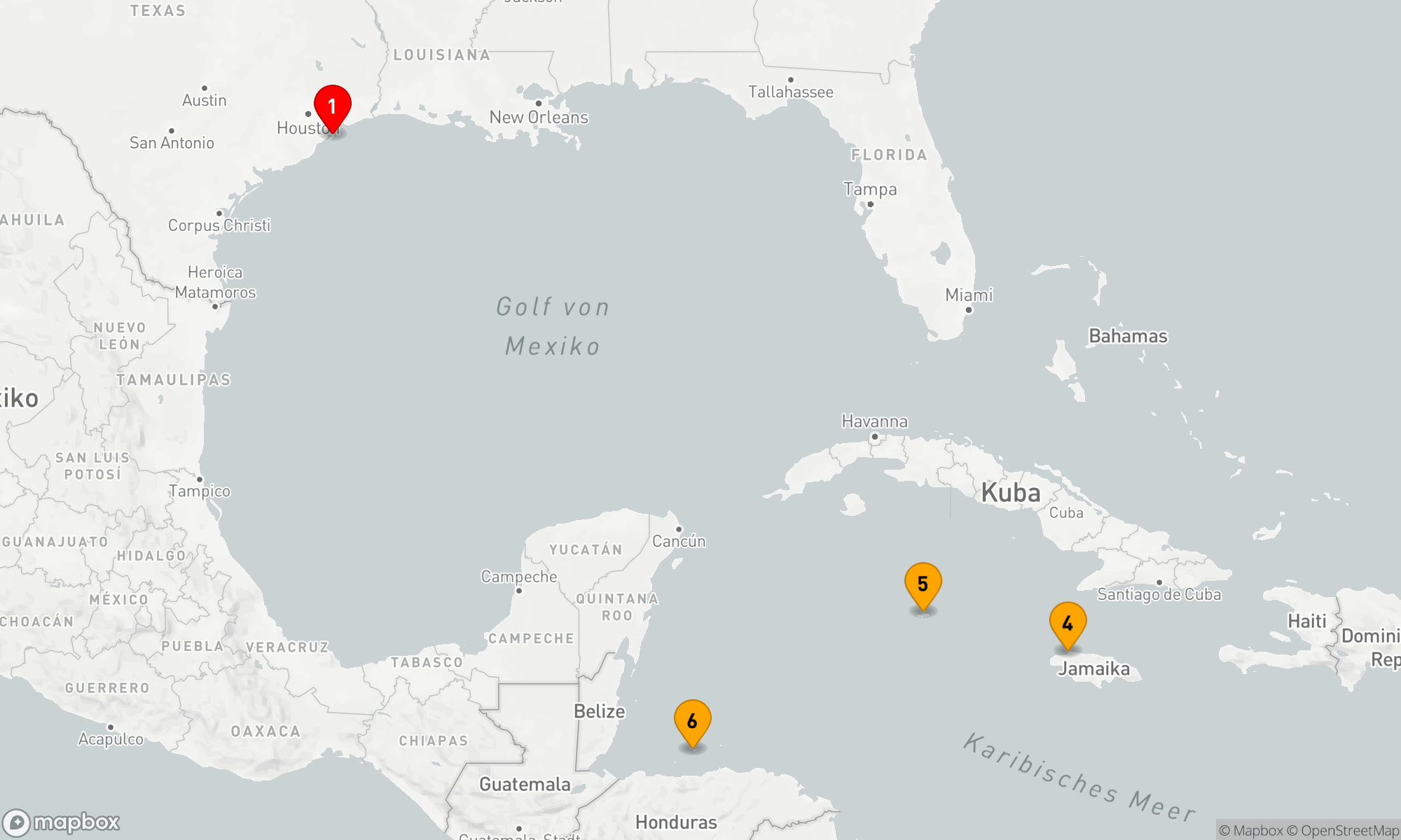 Route 8 Nächte - WESTLICHE KARIBIK