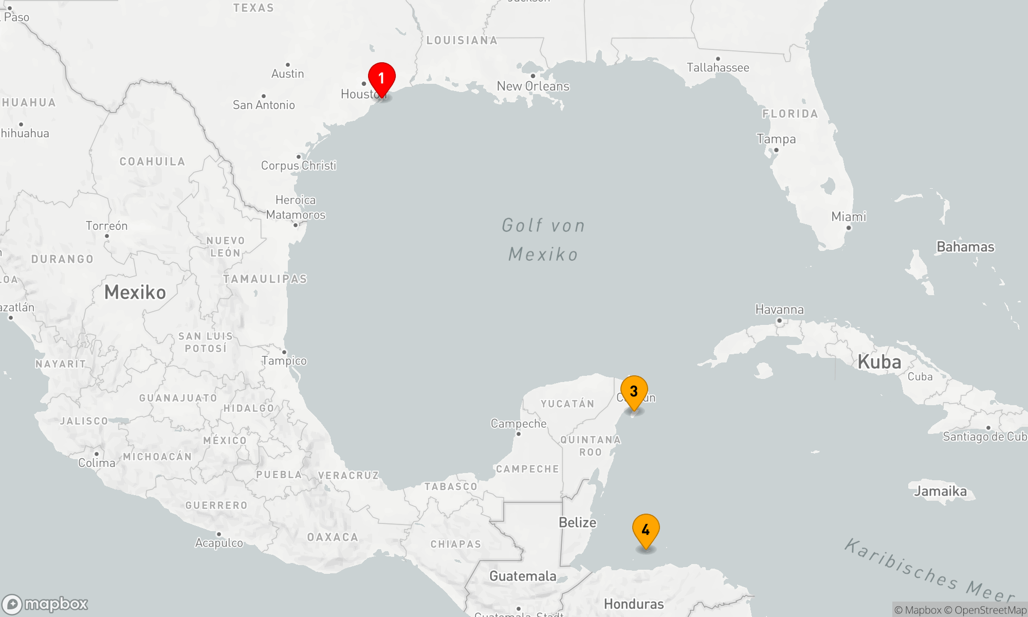 Route 6 Nächte - WESTLICHE KARIBIK