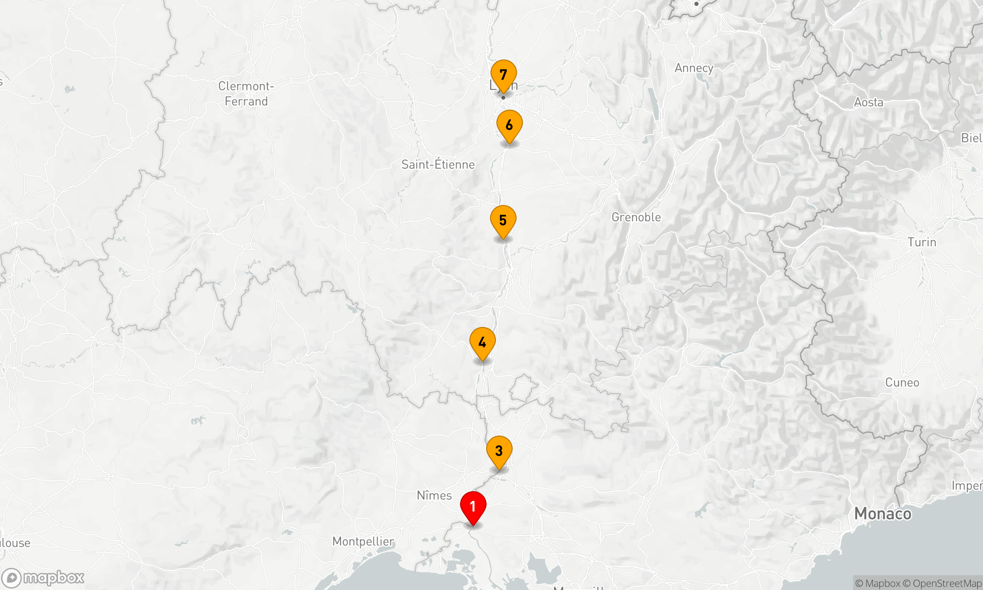 Route 7 Nächte - Herbstliche Sensationen in Lyon und der Provence