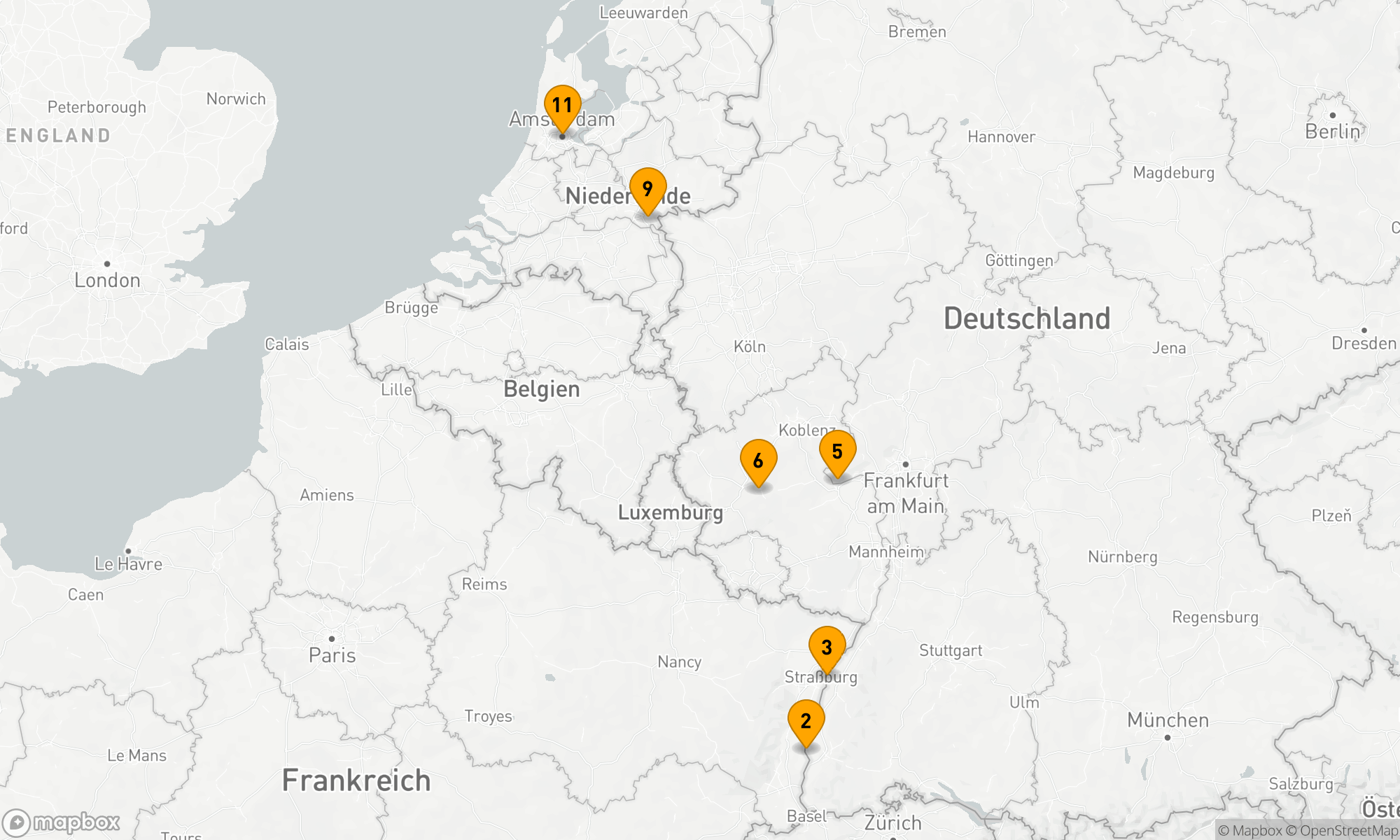 Route 10 Nächte - Rheinburgen & Mosel-Weinberge