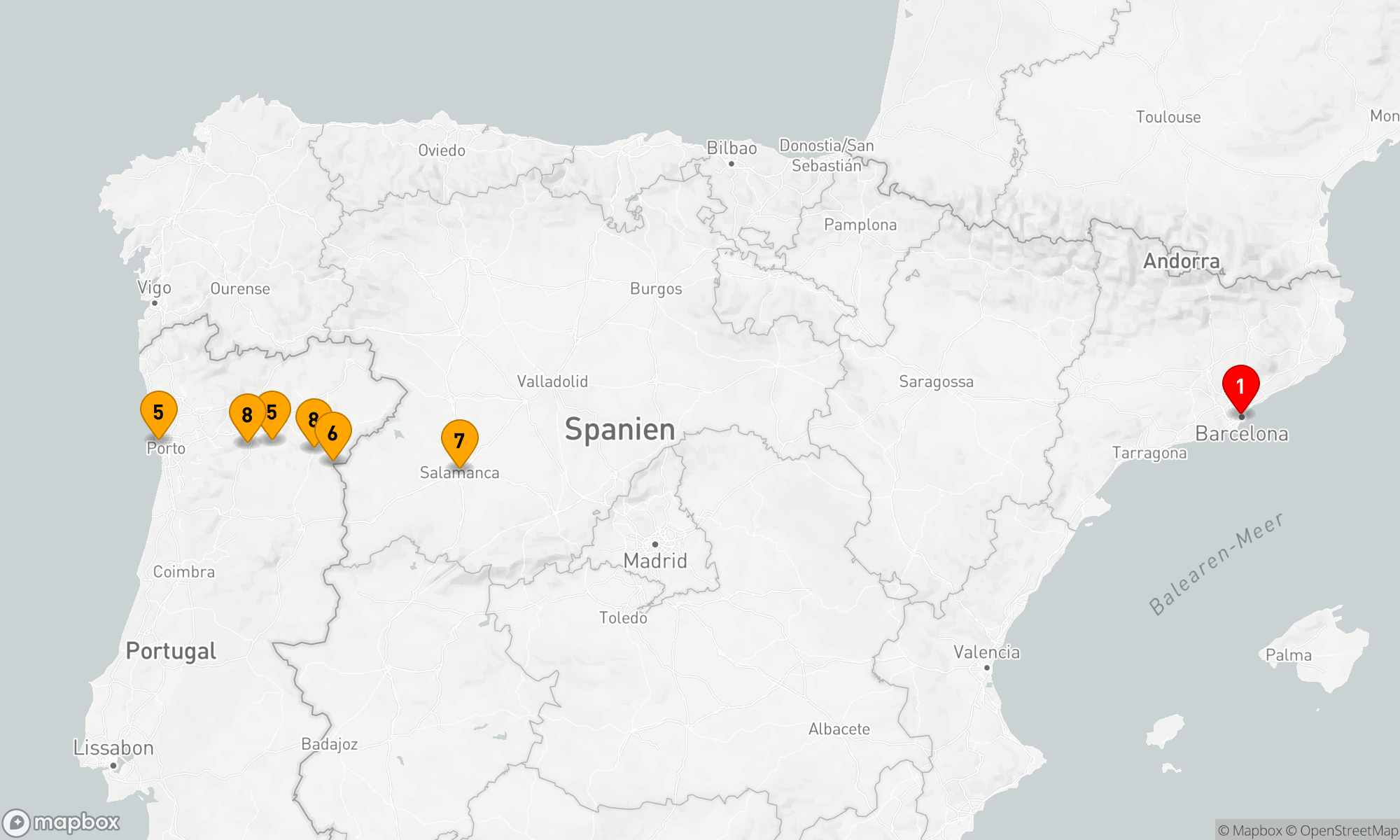 Route 10 Nächte - Barcelona & Die Geheimnisse des Douro