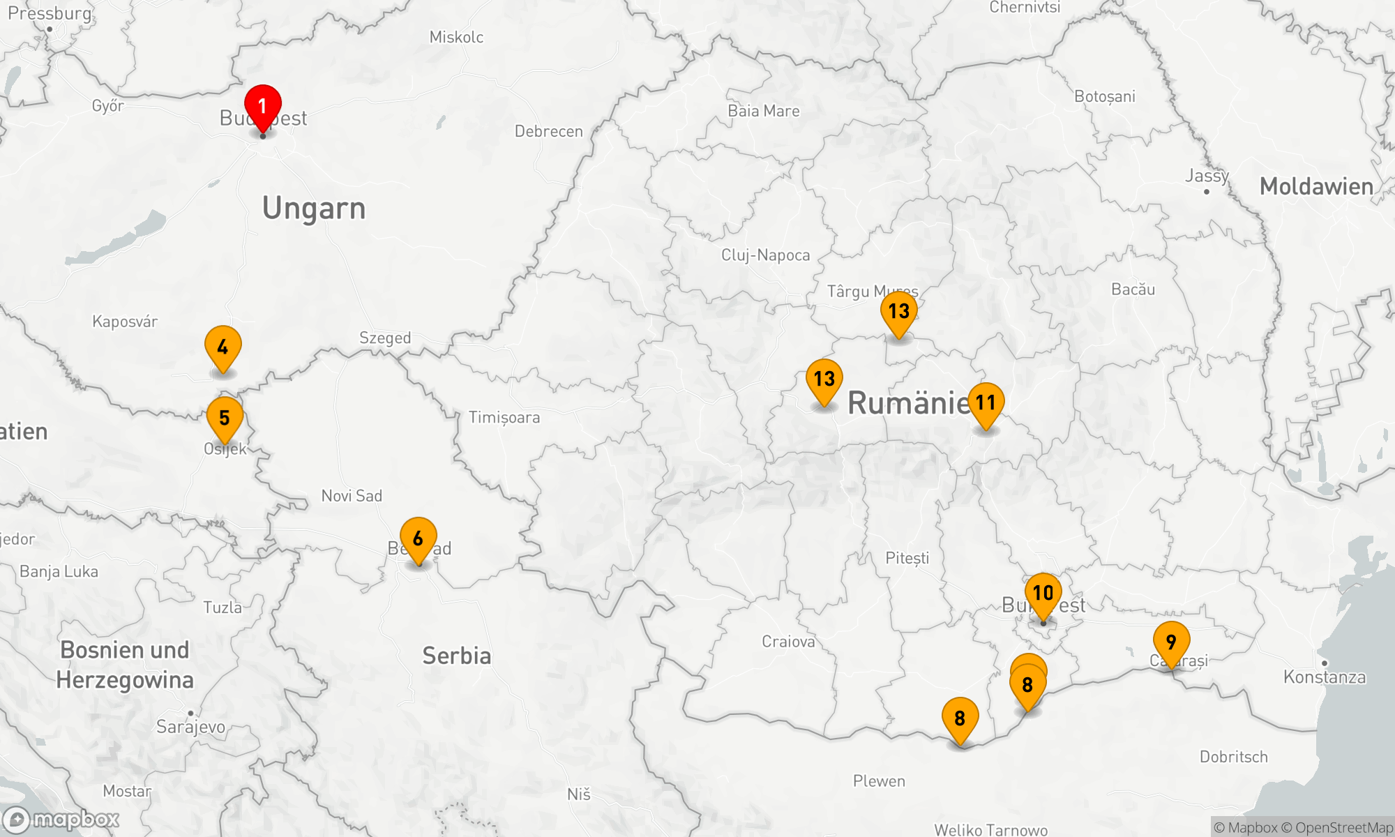 Route 14 Nächte - Osteuropa & Balkan mit Transsilvanien & Budapest vorgestellt