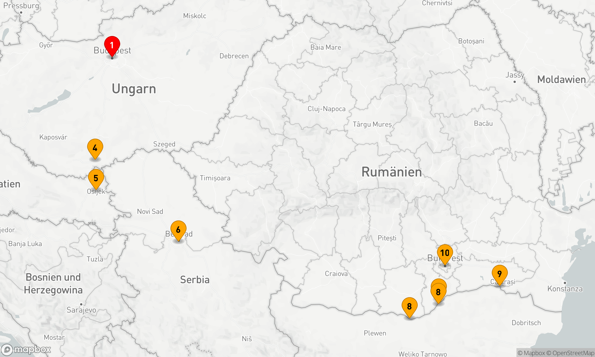 Route 10 Nächte - Osteuropa & Balkan Unverschleiert & Budapest