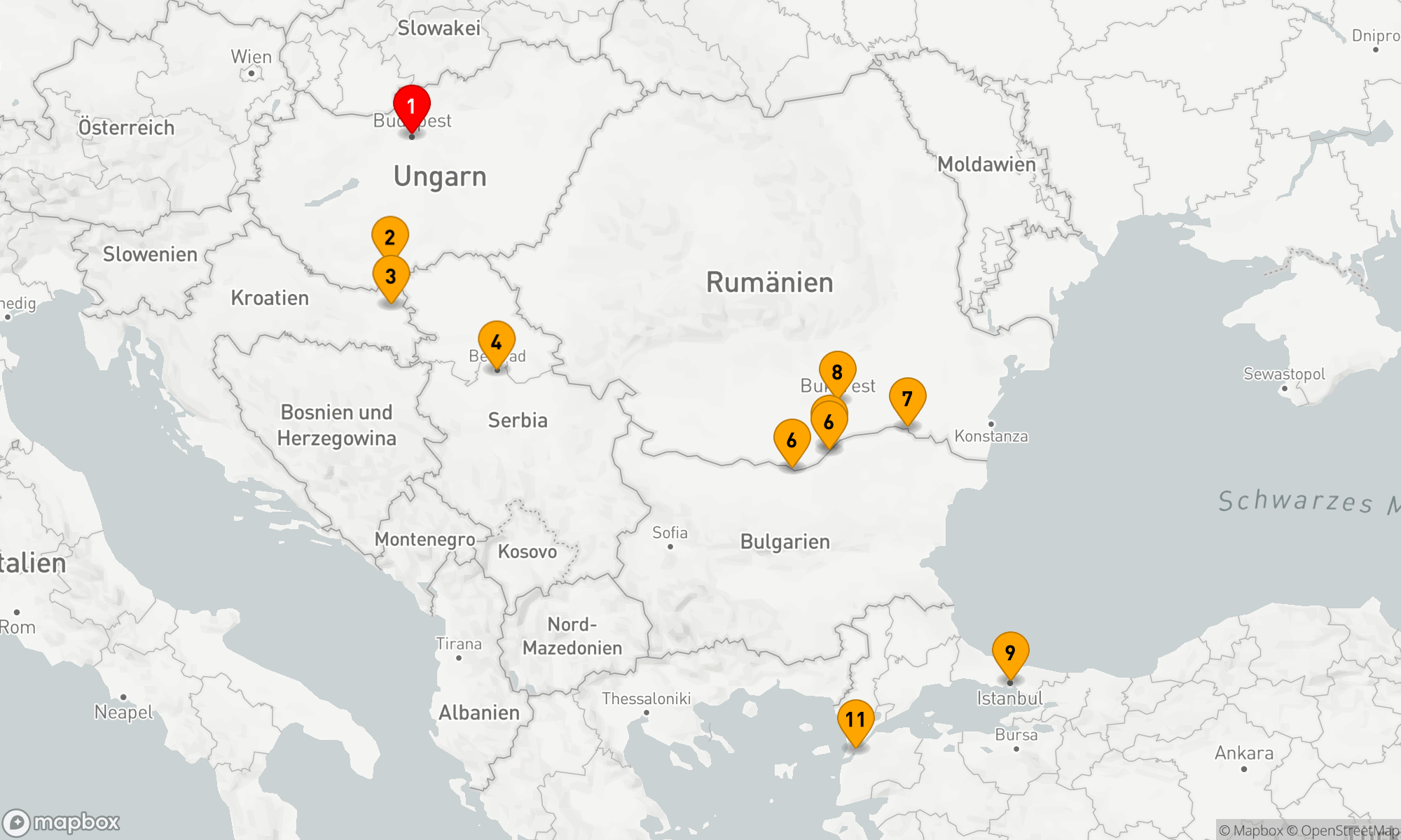 Route 14 Nächte - Osteuropa & Balkan mit der Türkei enthüllt