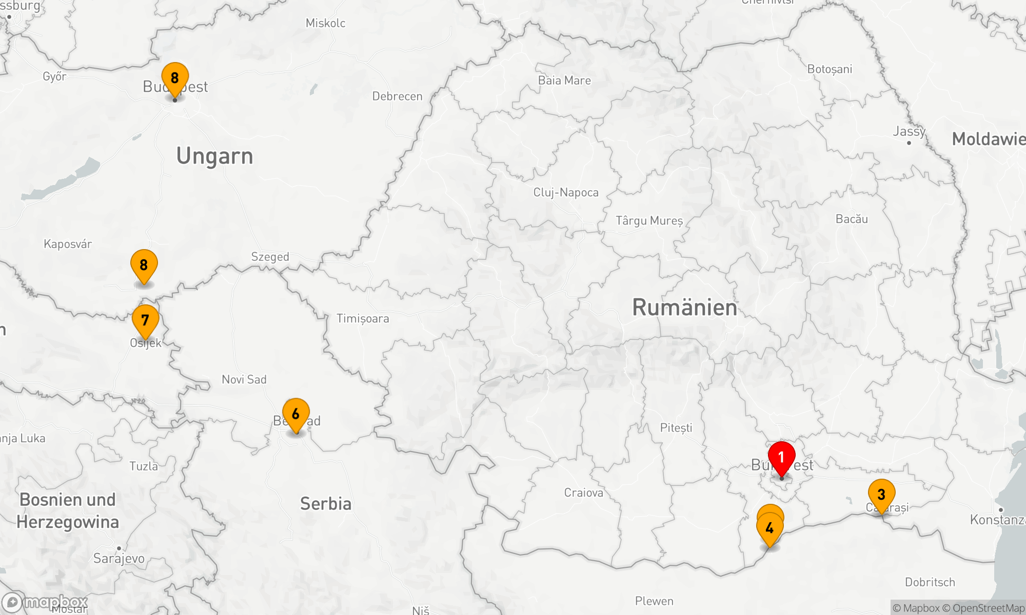 Route 8 Nächte - Osteuropa & Balkan enthüllt
