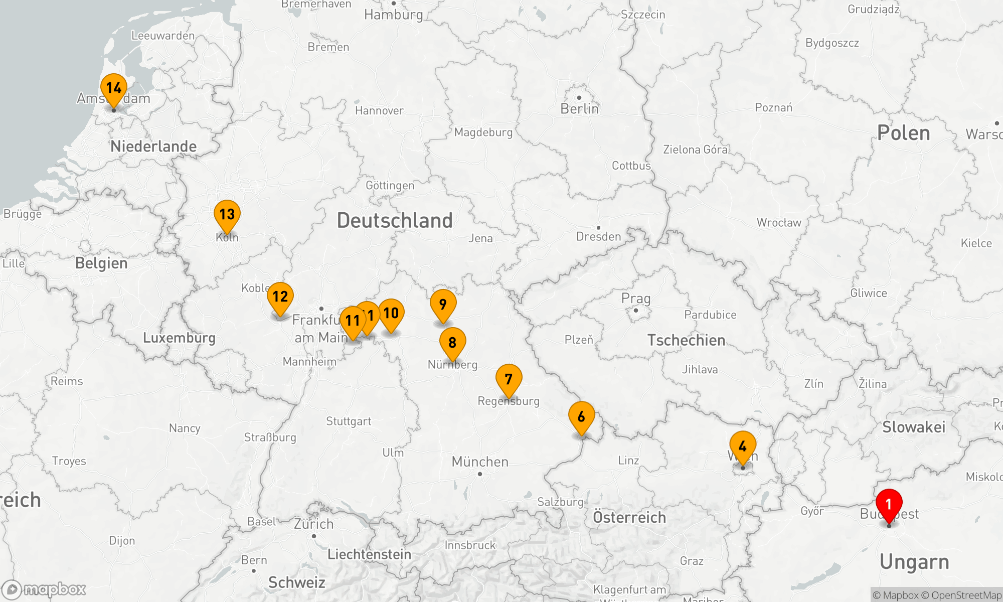 Route 14 Nächte - Weihnachten & Neujahr