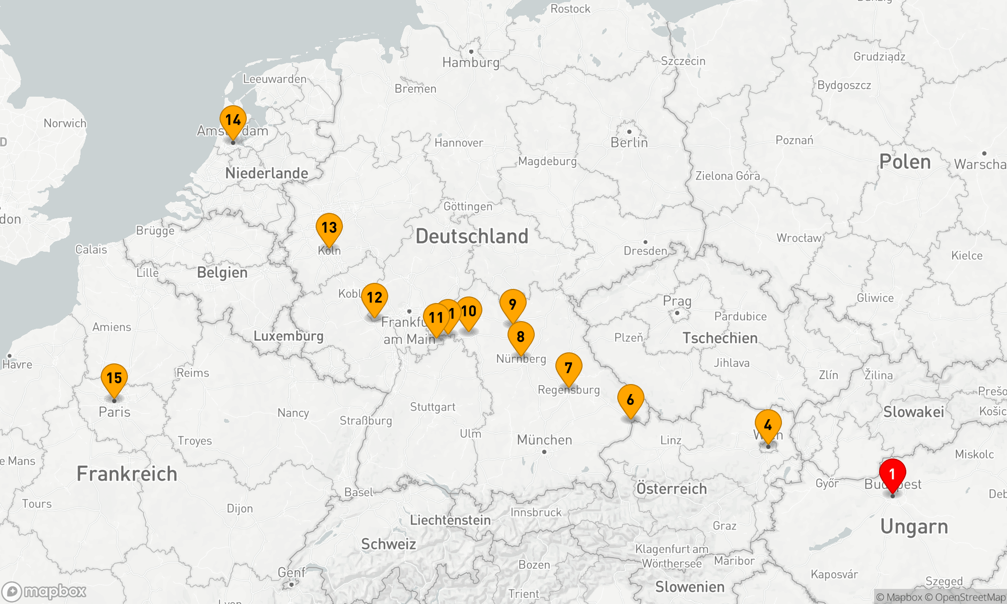 Route 17 Nächte - Weihnachten und Neujahr mit Paris