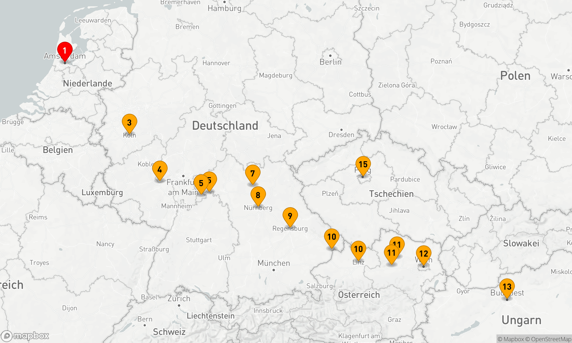 Route 17 Nächte - Weihnachten & Neujahr mit Prag