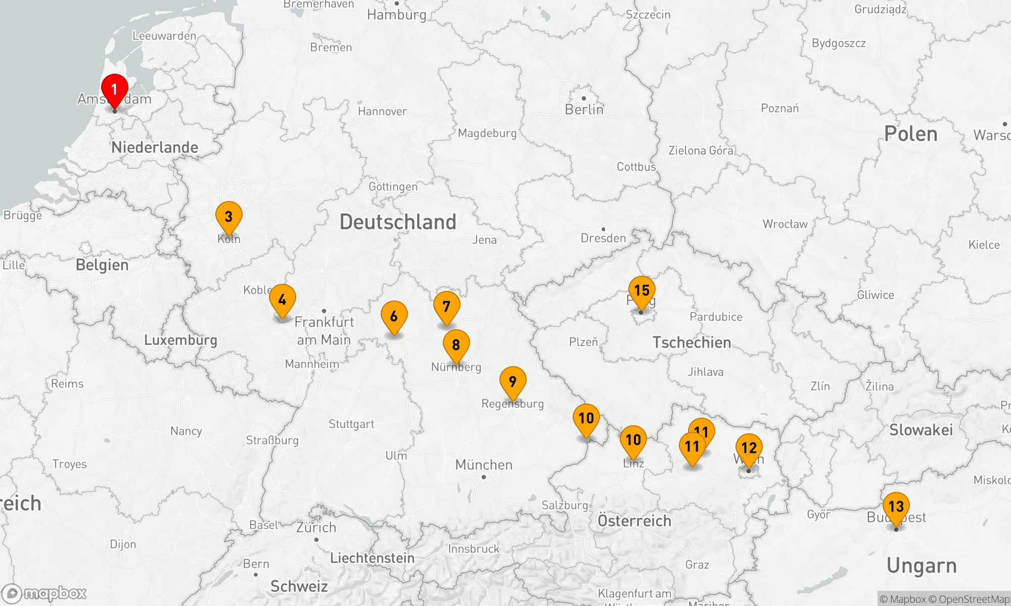 Route 17 Nächte - Weihnachten & Neujahr mit Prag
