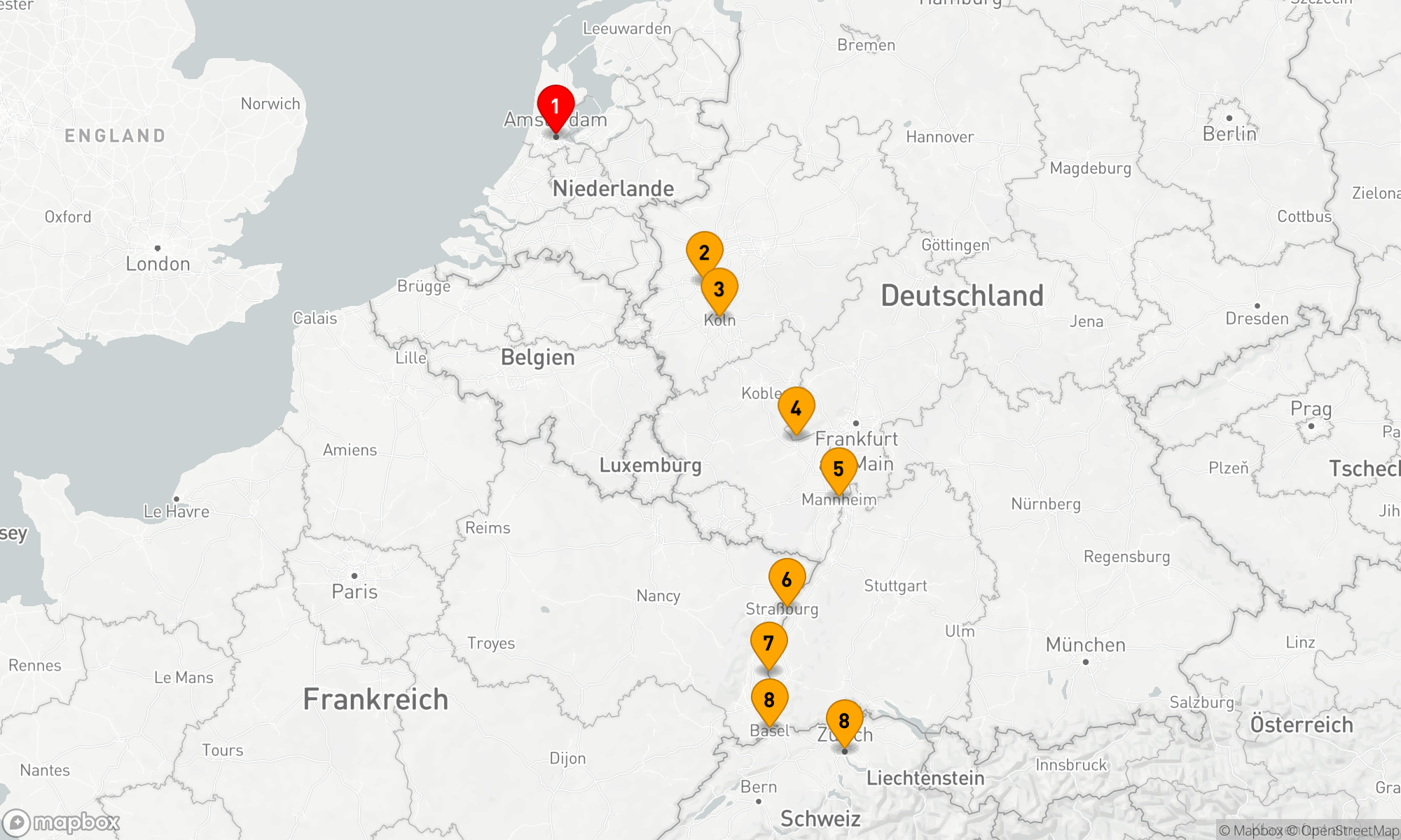 Route 7 Nächte - Rheinische Weihnachtsmärkte