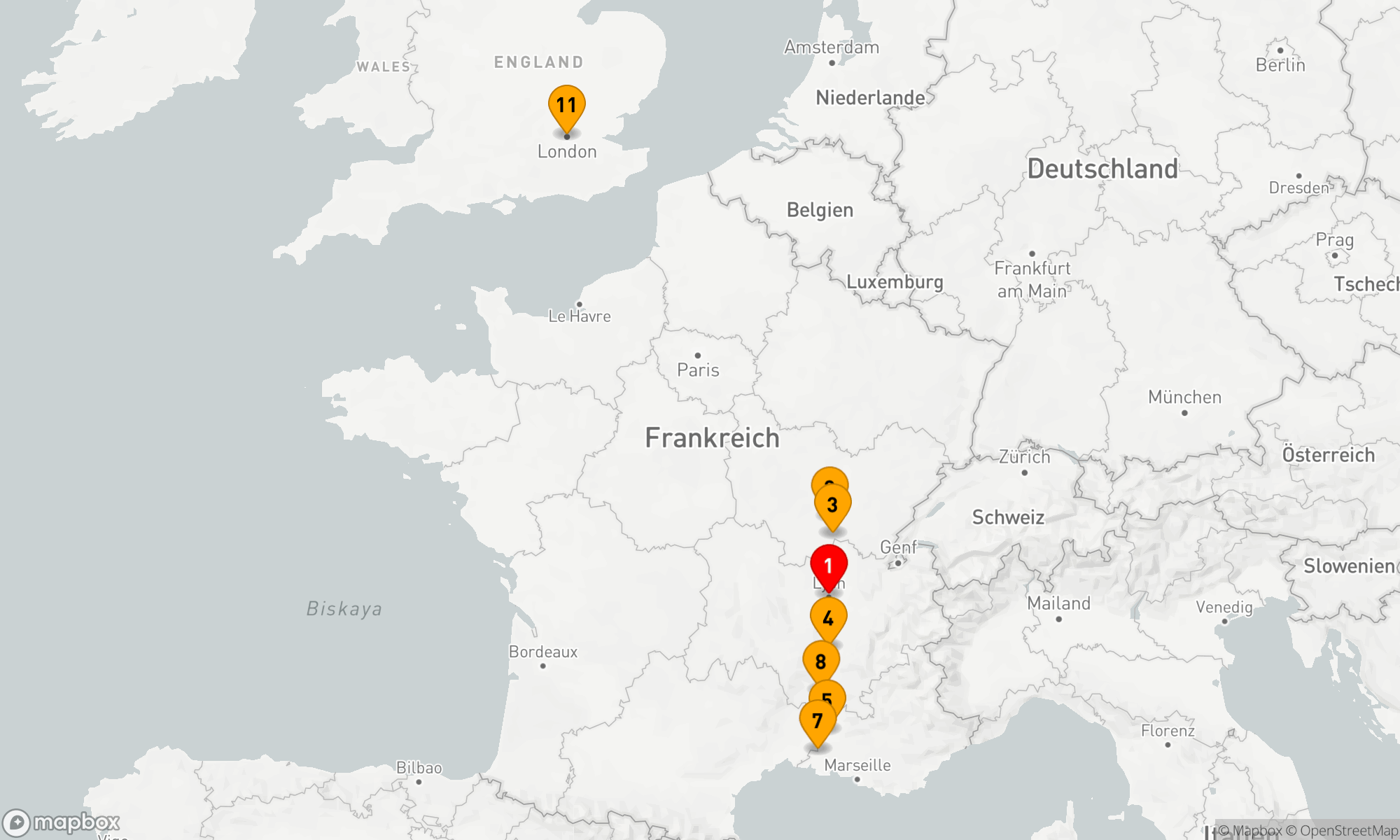 Route 13 Nächte - Spektakulärer Süden Frankreichs mit London