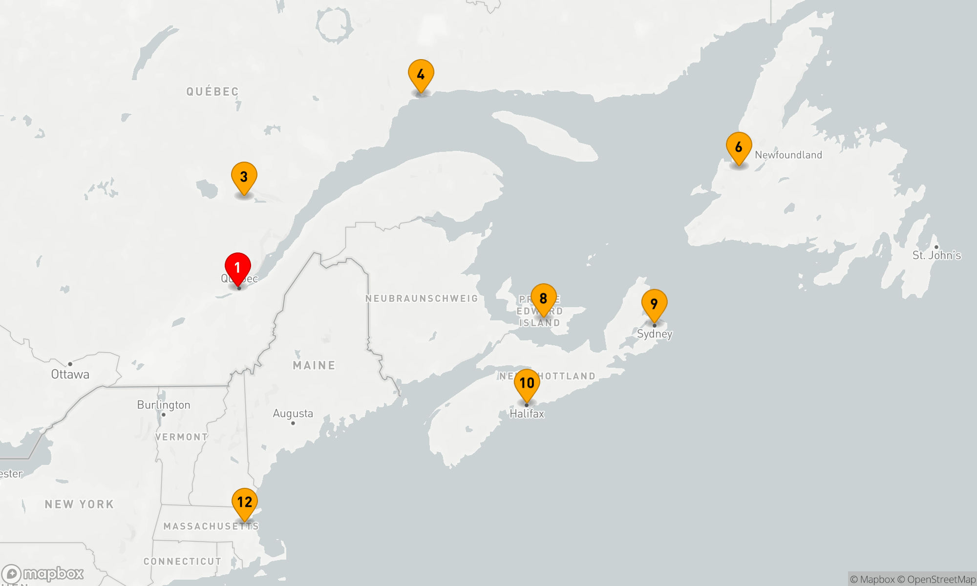 Route 11 Nächte - Klassisches Kanada und Neuengland