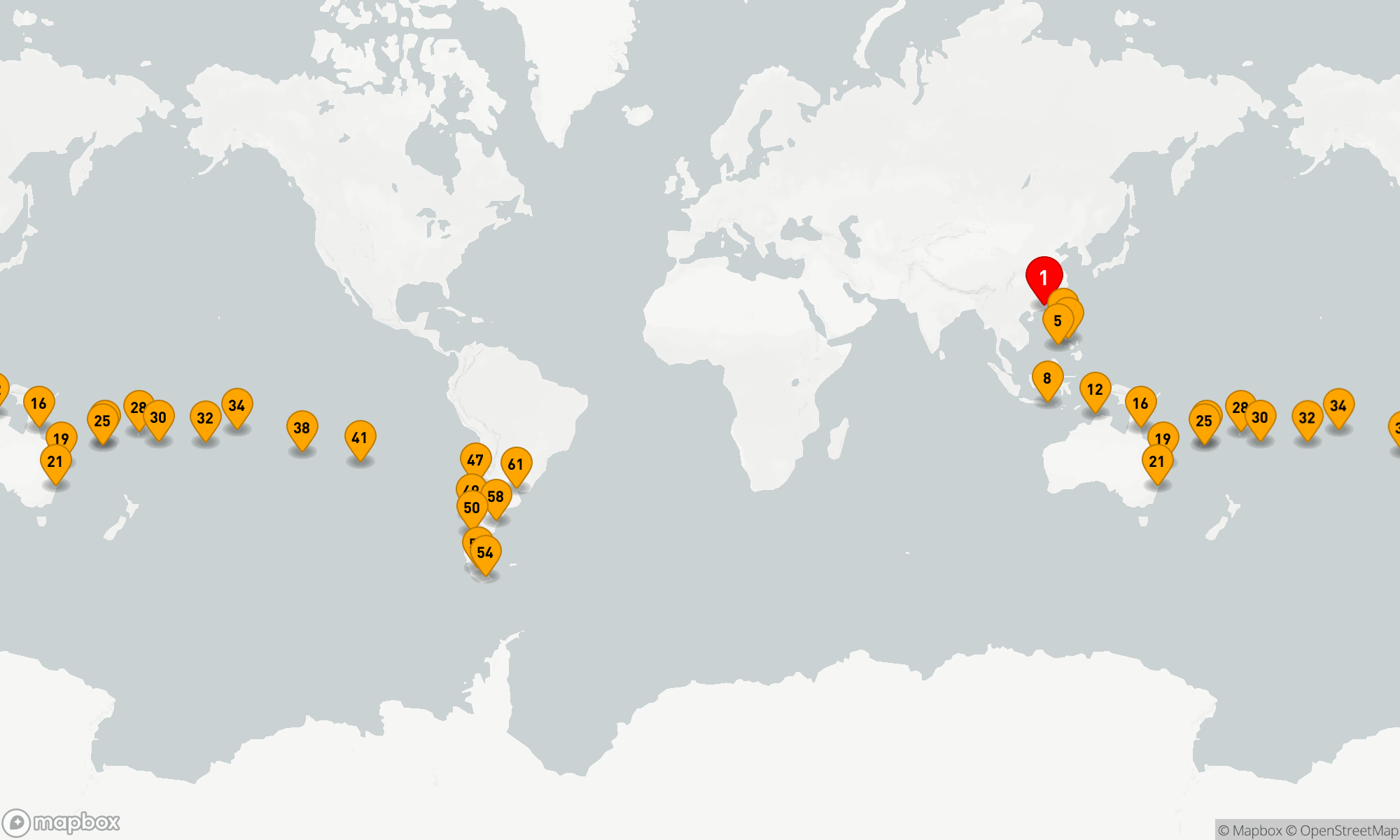 Route 60 Nächte - Von Fernost zu lateinamerikanischen Ufern: Eine transozeanische Passage