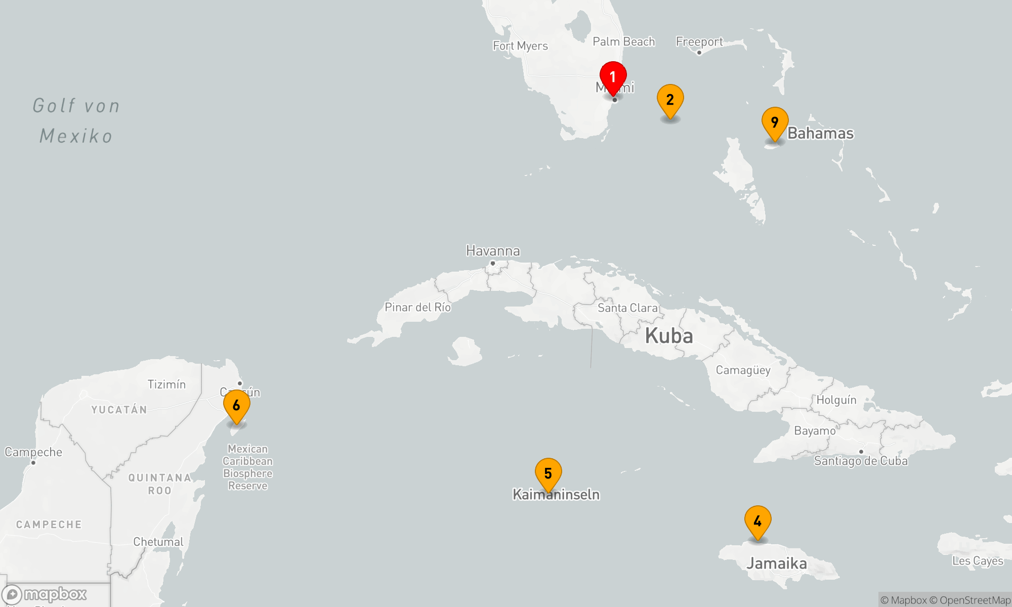 Route 11 Nächte - Karibische Trauminseln Entdecken