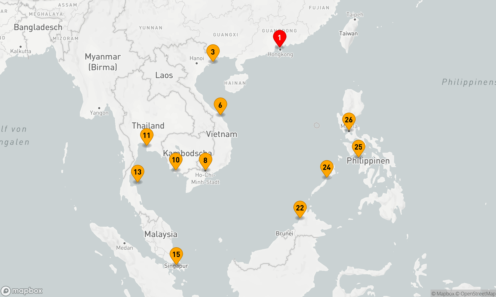 Route 28 Nächte - FERNOST-ENTDECKUNG,  VIETNAM,  THAILAND & KAMBODSCHA