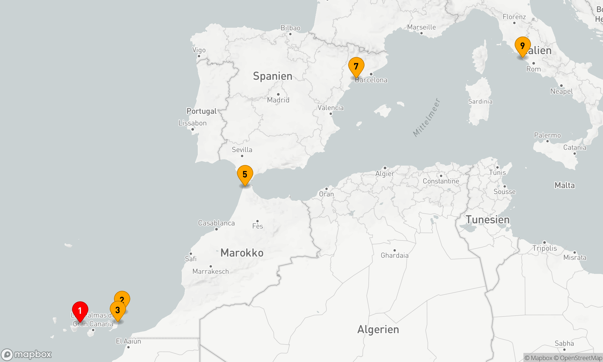 Route 8 Nächte - Mediterrane Entdeckerreise