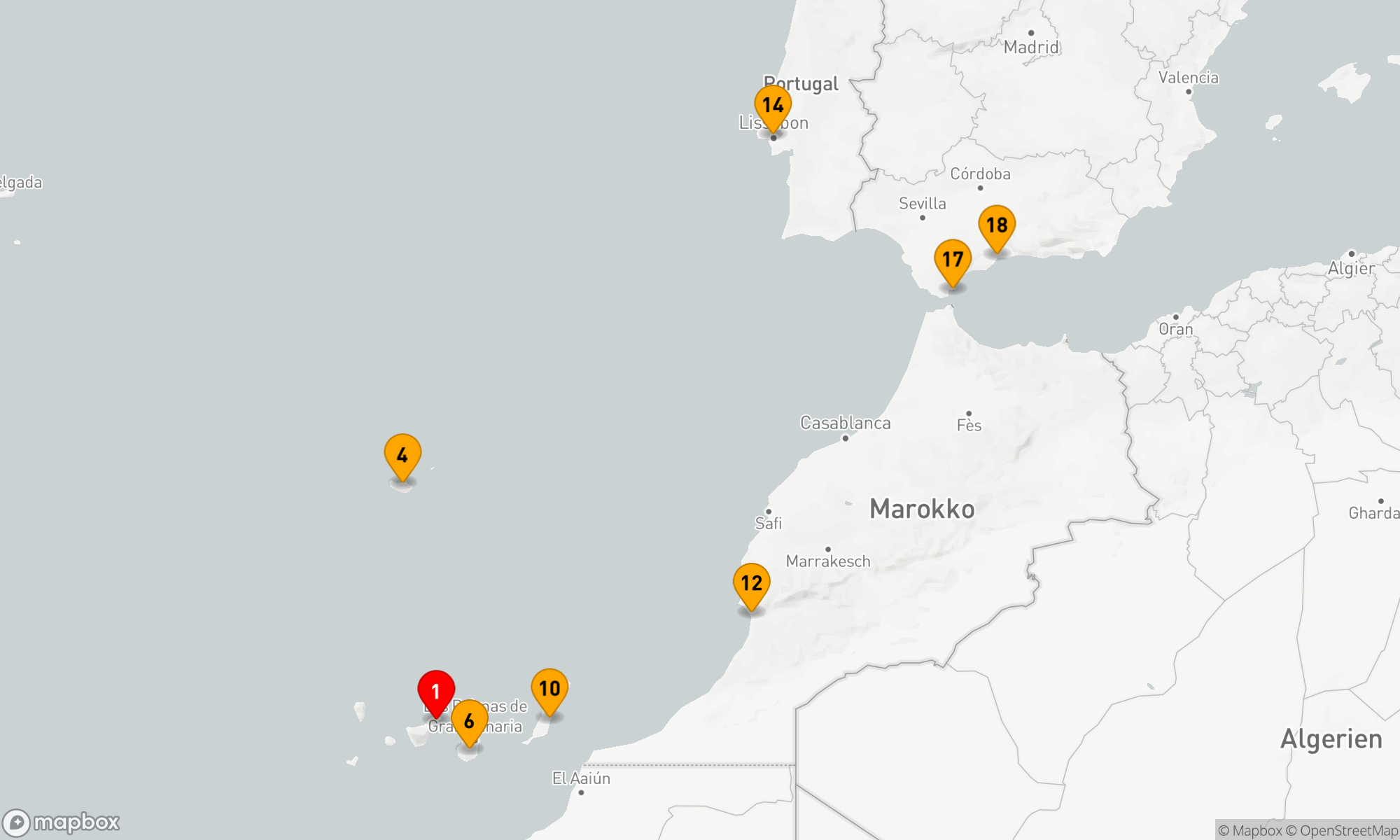 Route 17 Nächte - WEIHNACHTEN IN PORTUGAL UND AUF DEN KANARISCHEN INSELN