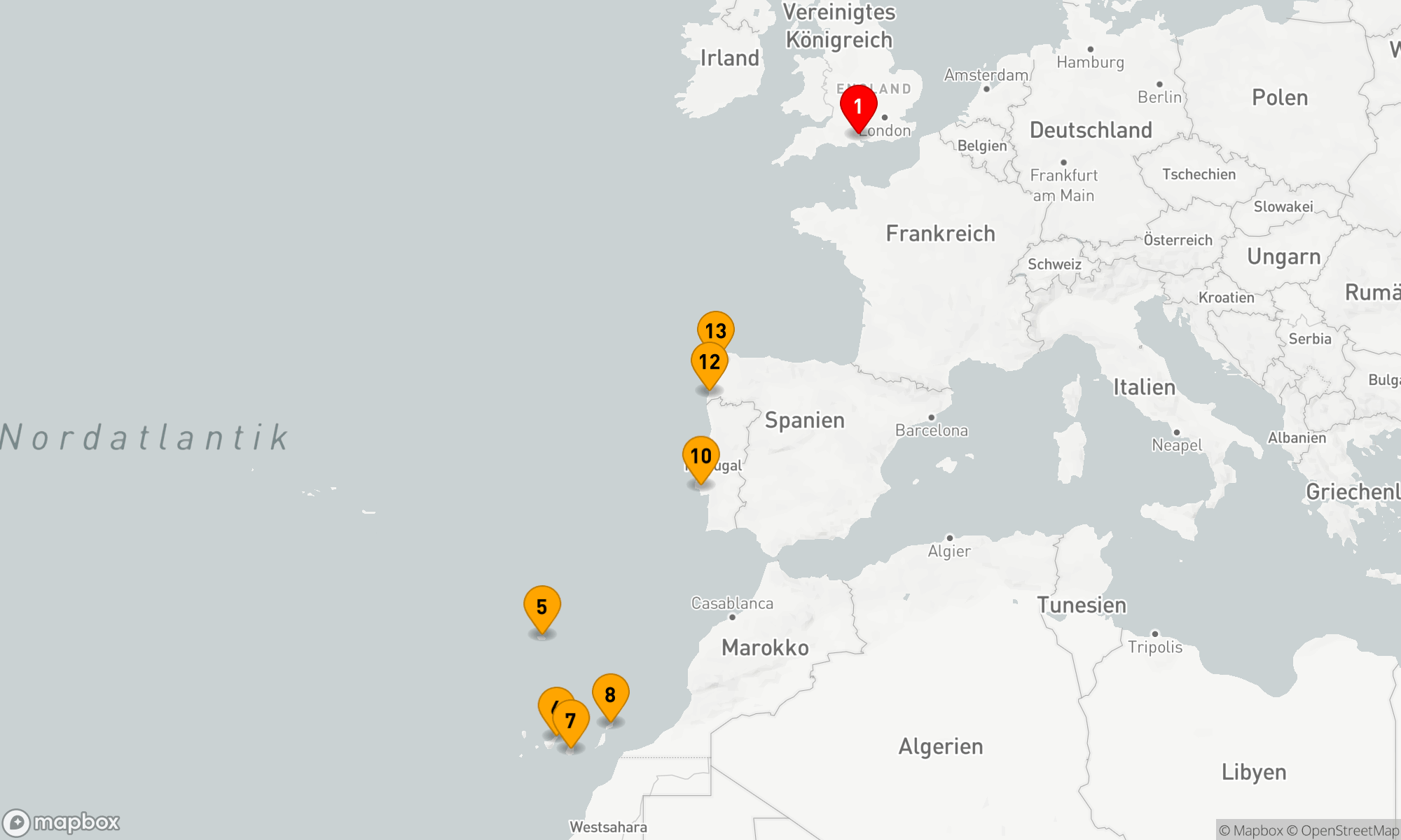 Route 14 Nächte - SPANIEN PORTUGAL UND KANARISCHE INSELN