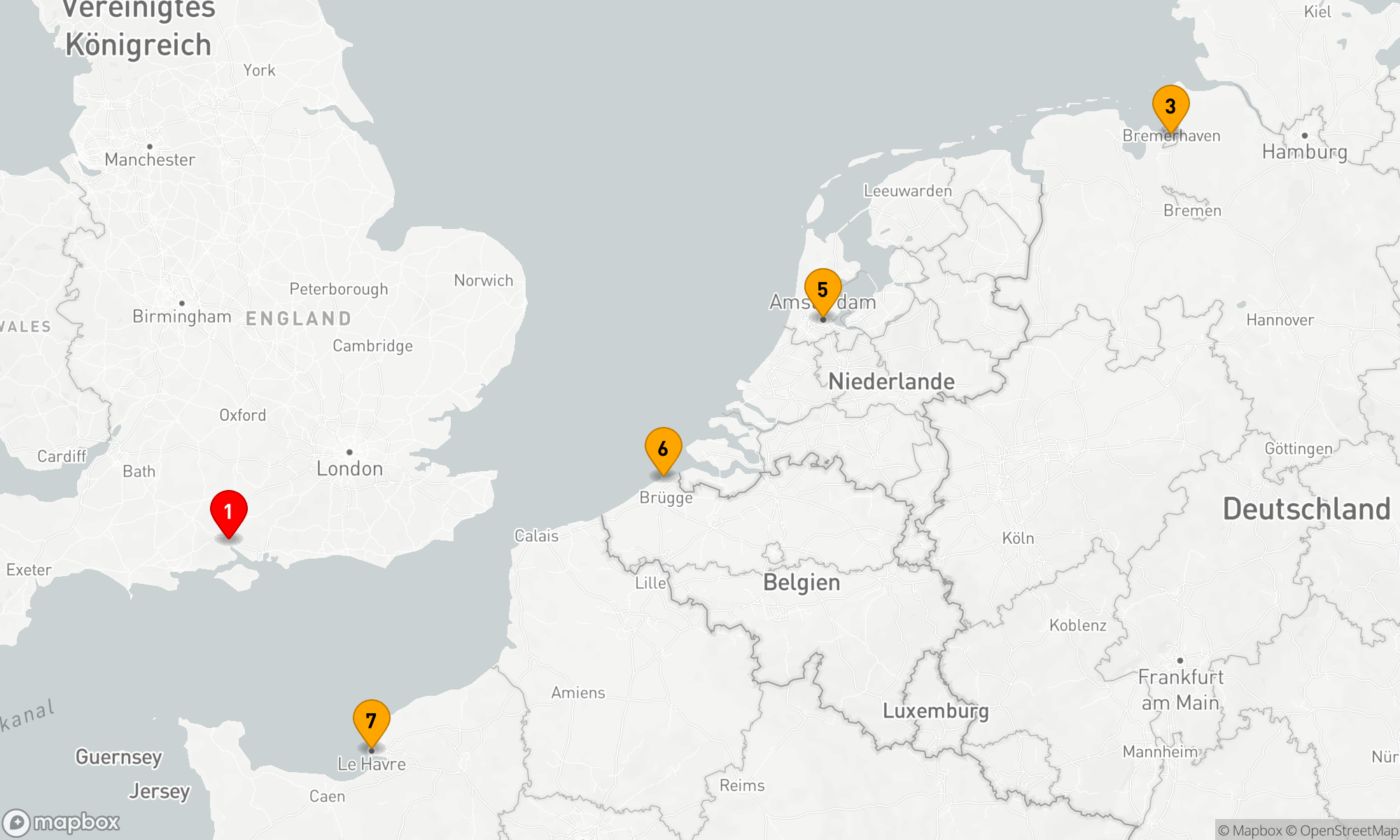 Route 7 Nächte - NORDEUROPÄISCHE STÄDTEREISE