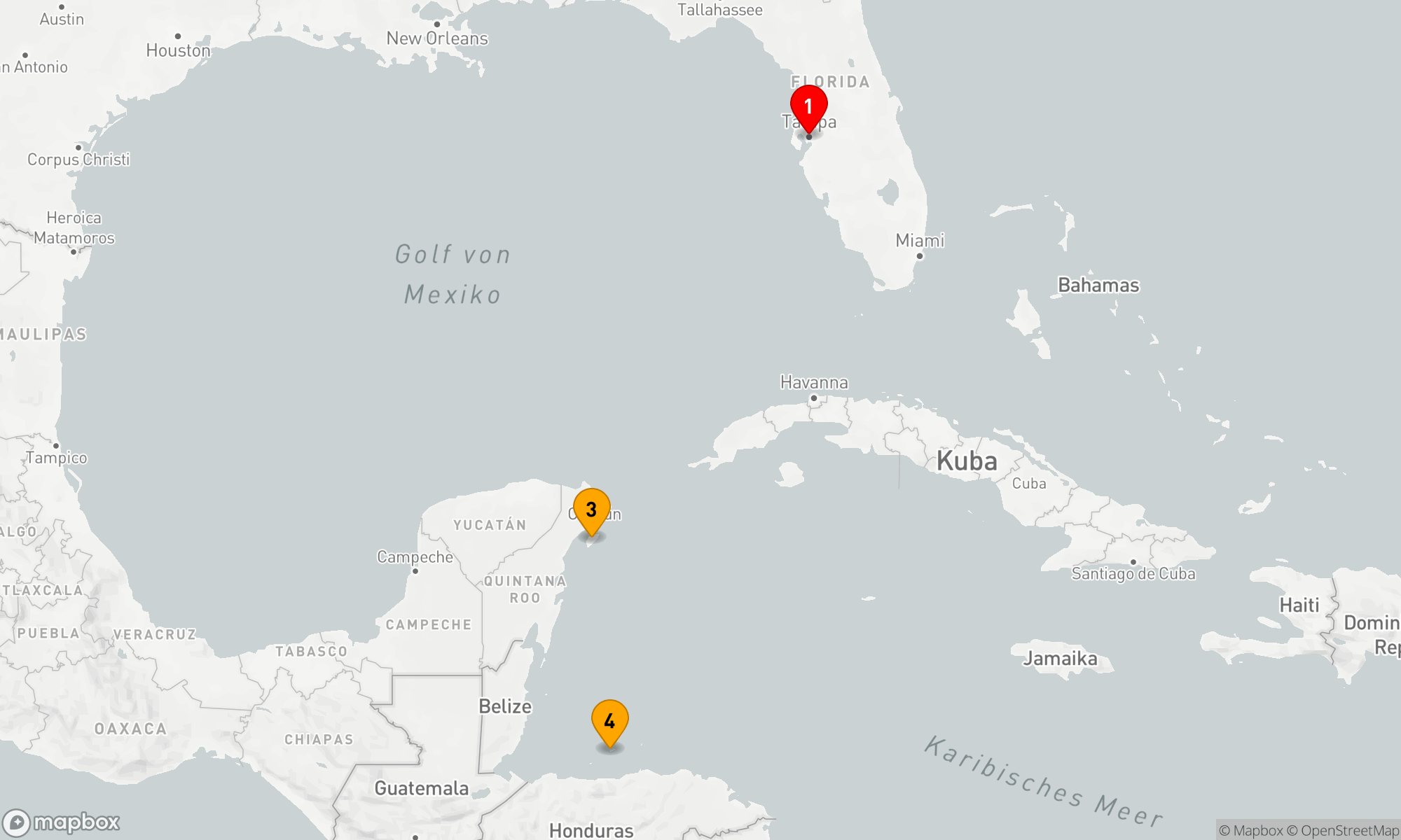 Route 5 Nächte - Karibische Entdeckung ab Tampa
