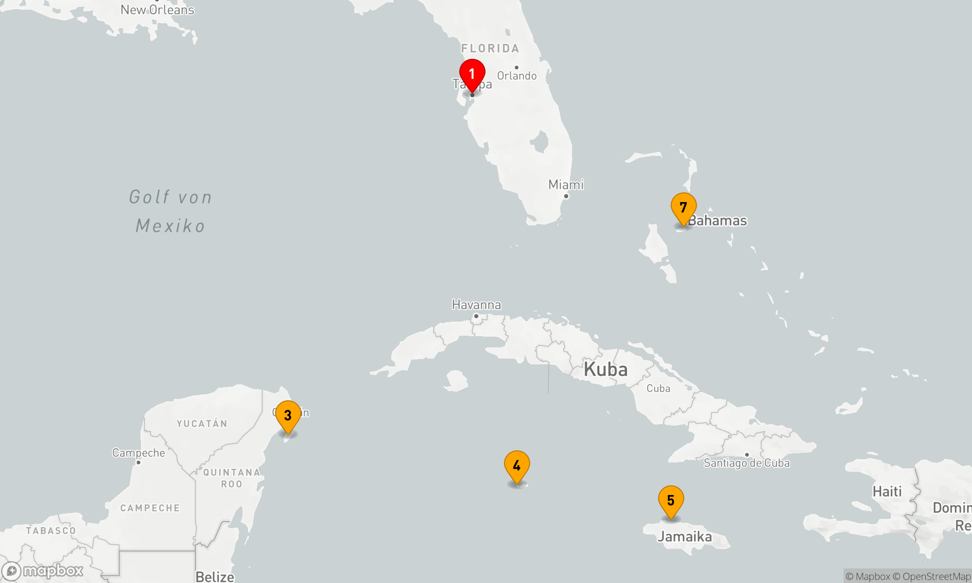 Route 8 Nächte - Sonnige Karibikträume