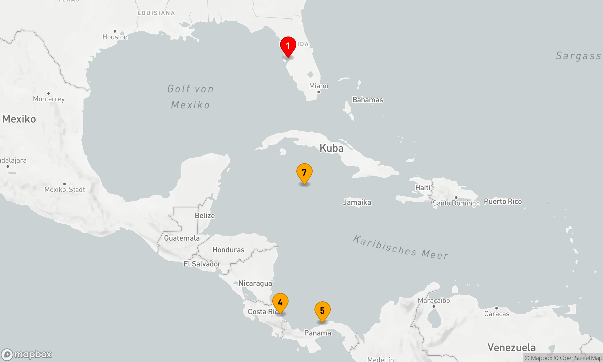 Route 8 Nächte - KARIBIK & PANAMA
