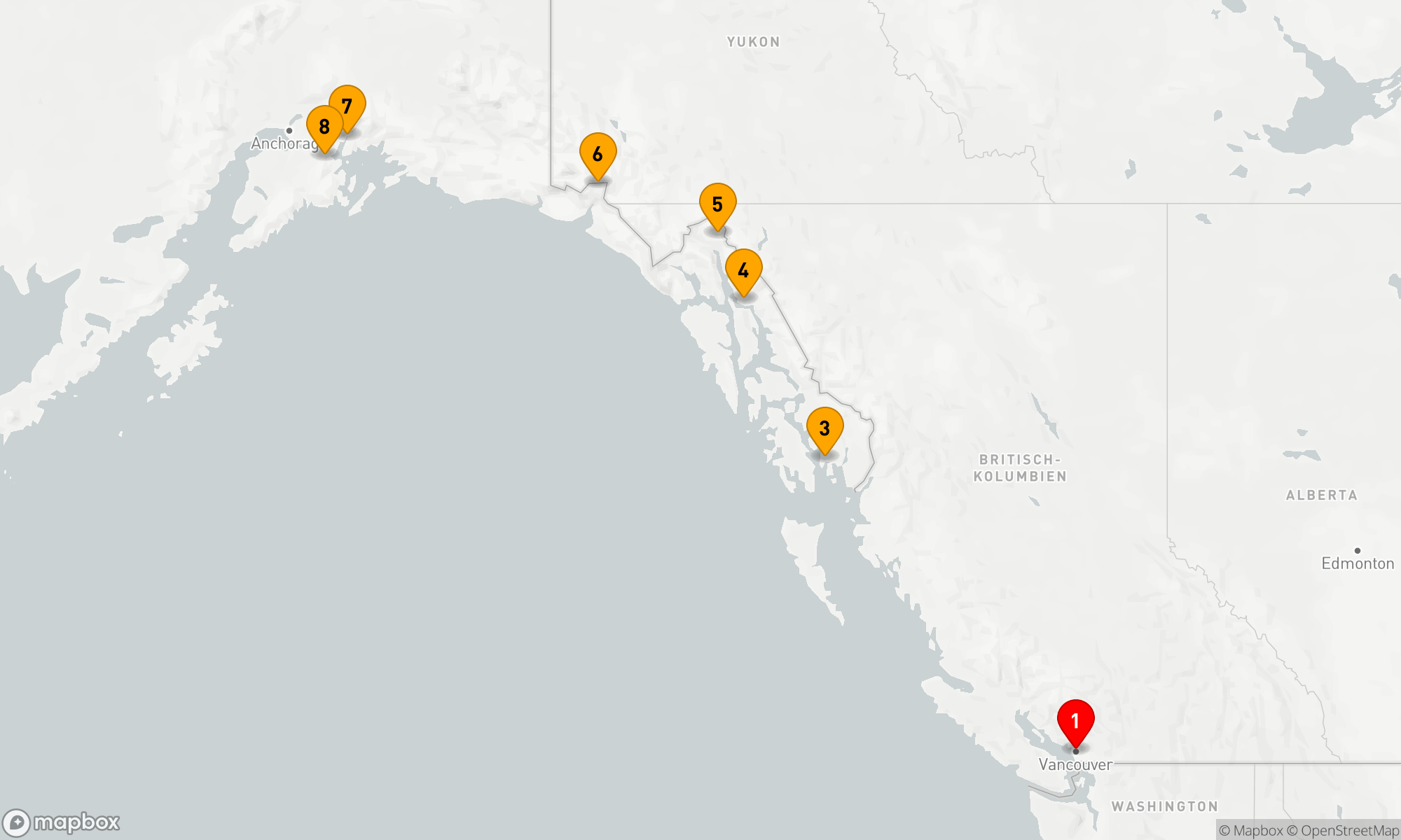 Route 7 Nächte - GLETSCHERENTDECKUNG NORDWÄRTS