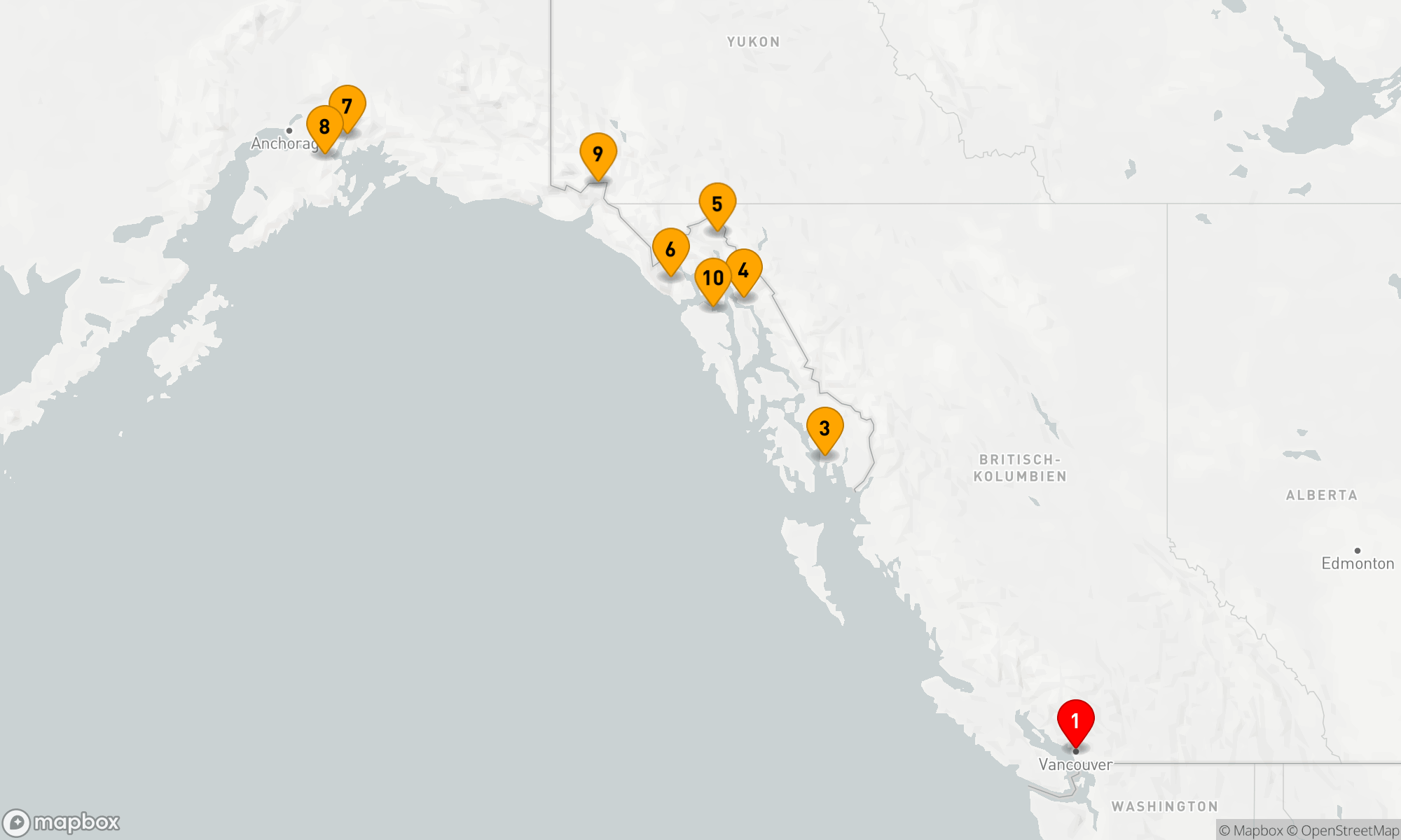 Route 14 Nächte - ALASKA RUNDREISE SAMMLERREISE