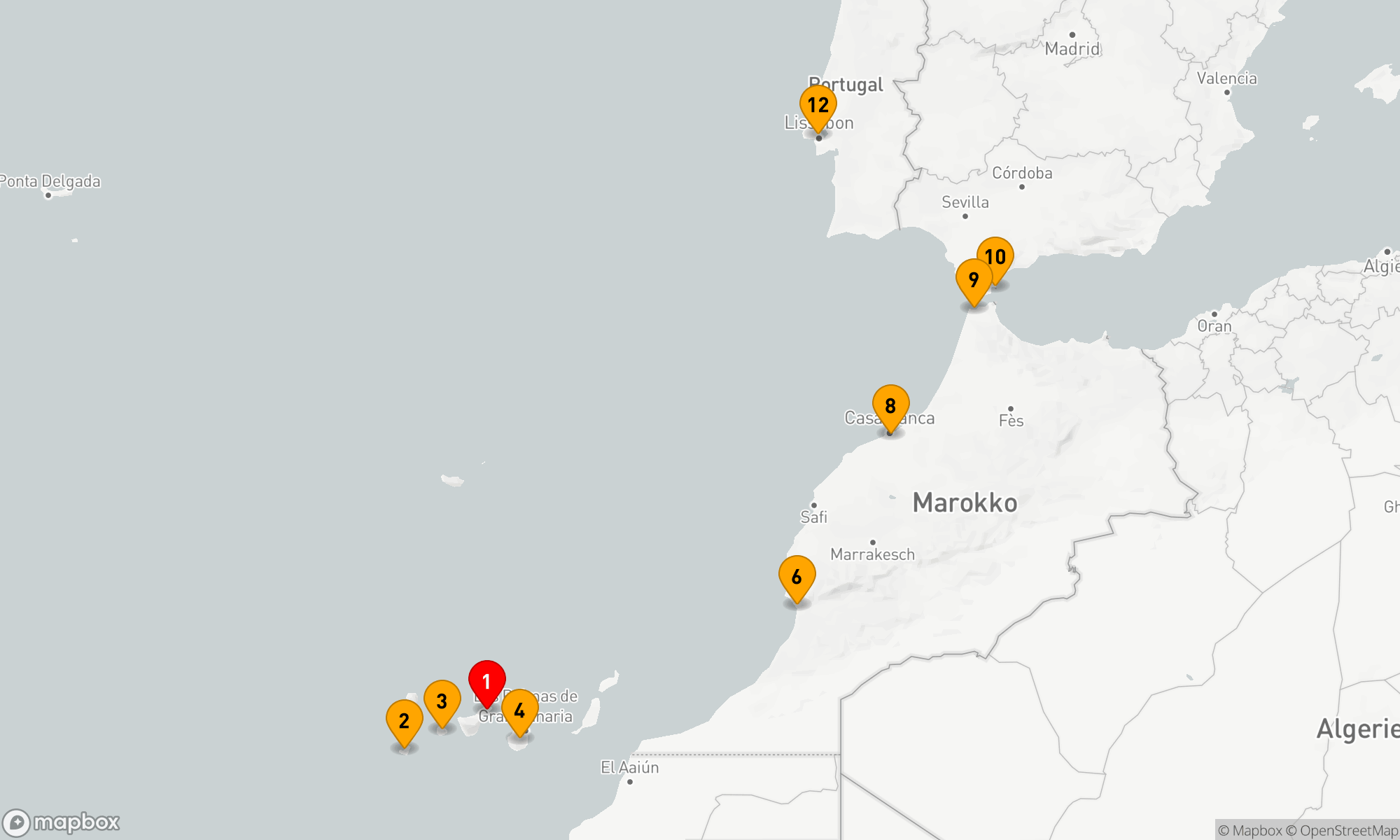 Route 12 Nächte - Zwischen Inselträumen und Wüstenwind (EUX2806)
