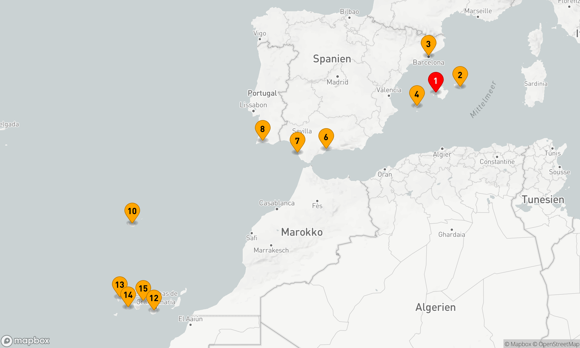 Route 14 Nächte - Südeuropas Sonnenmosaiken (EUX2823)