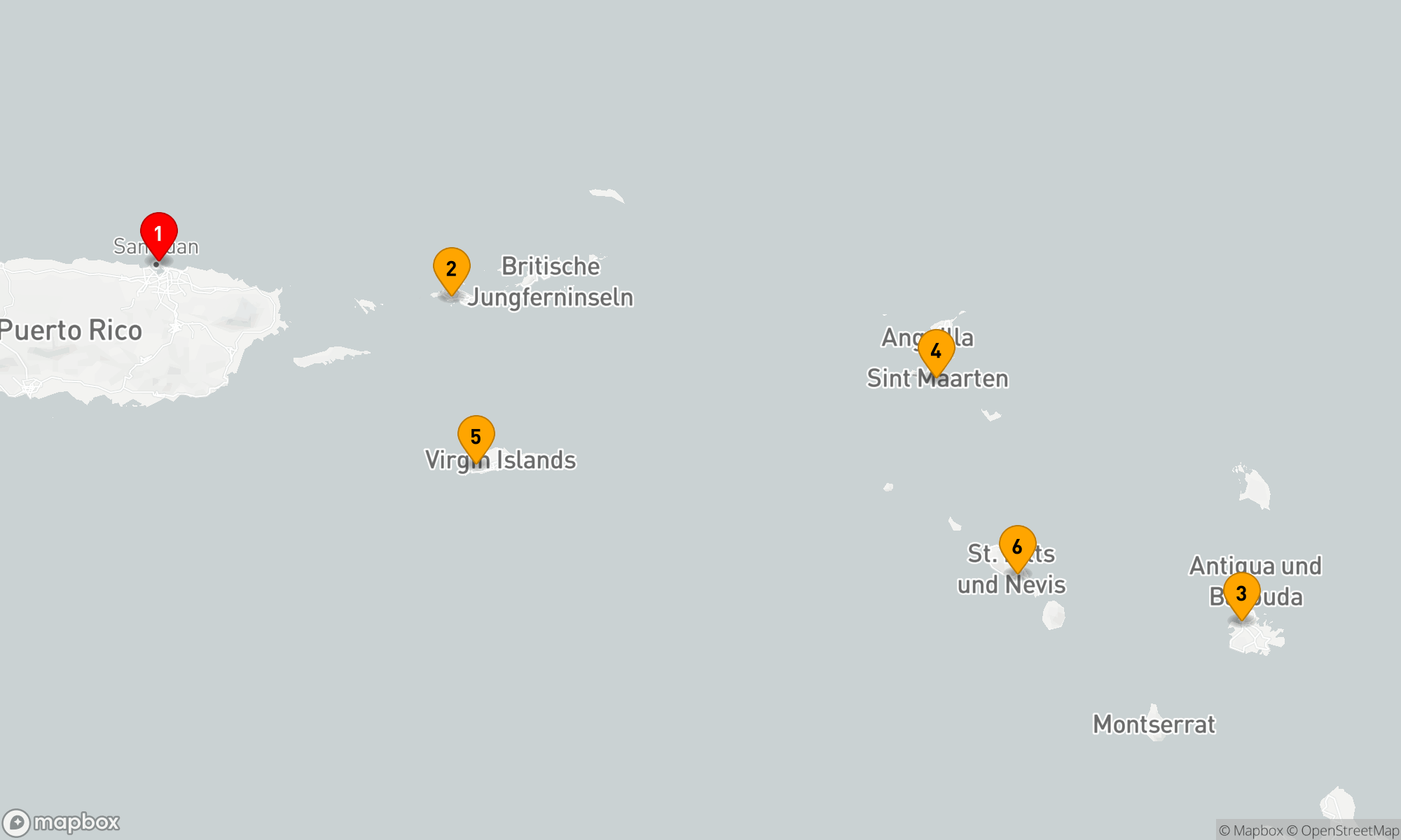 Route 7 Nächte - KREUZFAHRT IN DER SÜDLICHEN KARIBIK