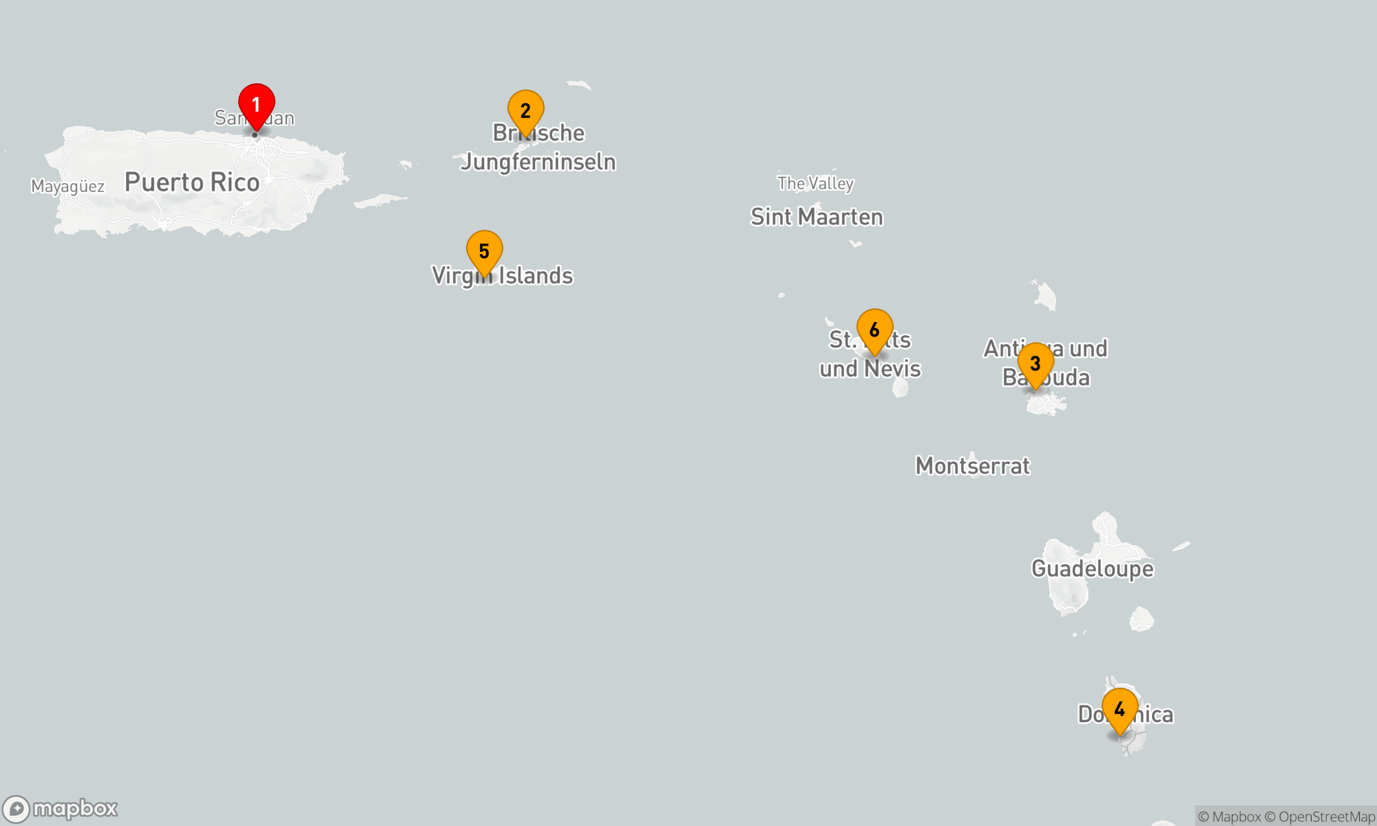 Route 7 Nächte - KREUZFAHRT IN DER SÜDLICHEN KARIBIK