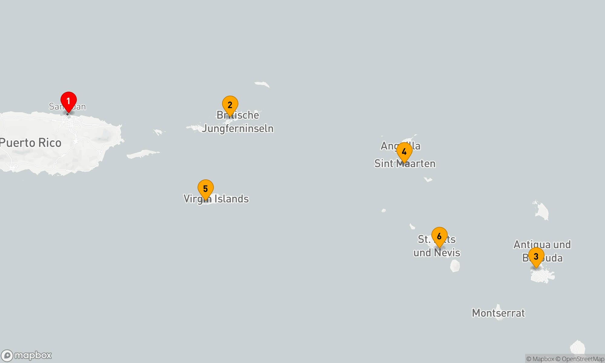 Route 7 Nächte - KREUZFAHRT IN DER SÜDLICHEN KARIBIK