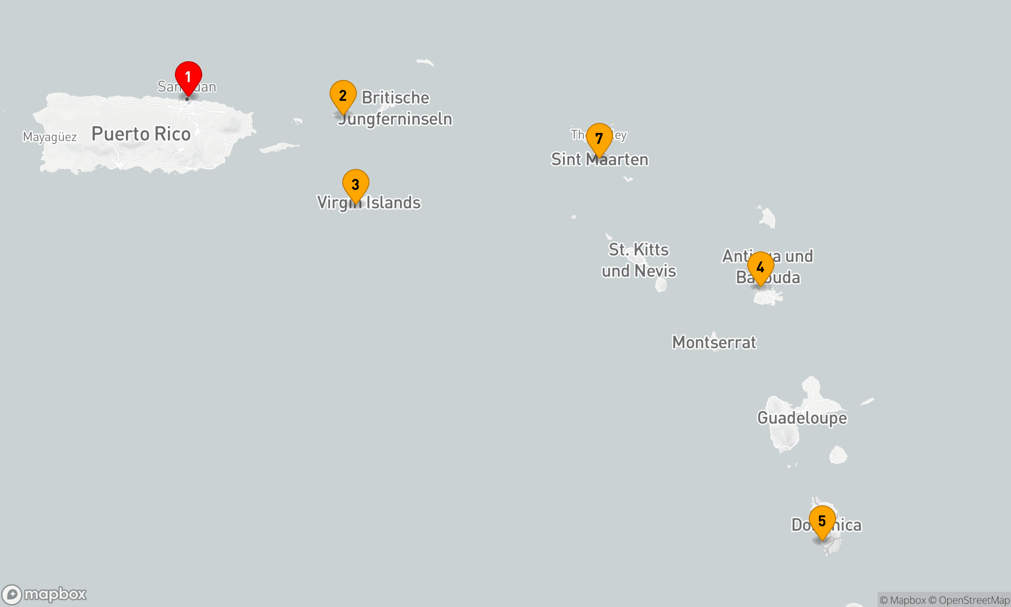 Route 7 Nächte - URLAUB IN DER SÜDLICHEN KARIBIK
