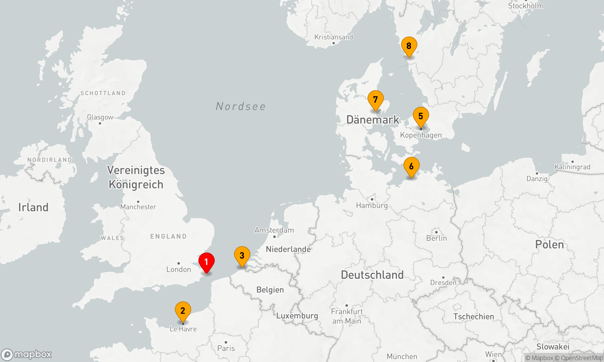 Route 9 Nächte - NORDEUROPA