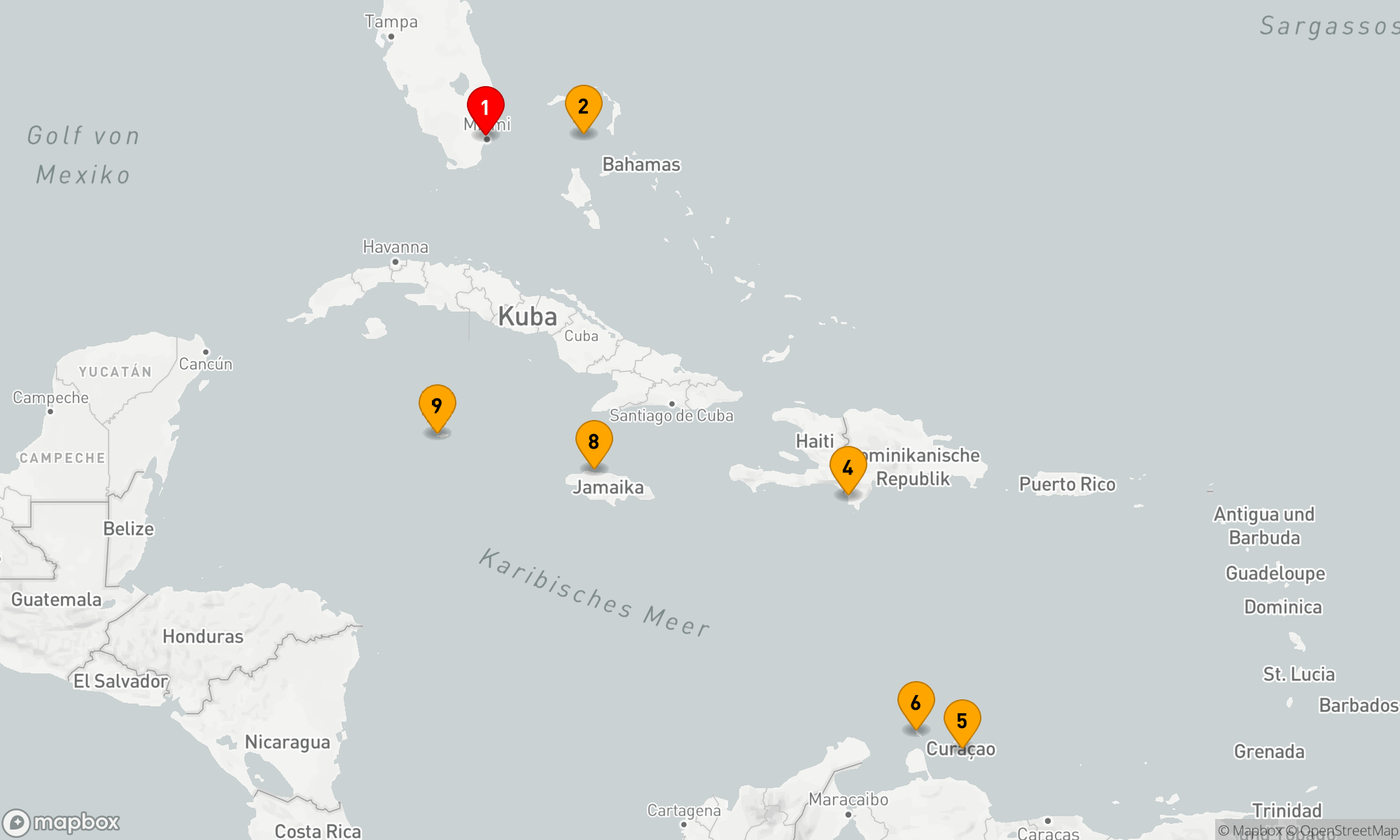 Route 10 Nächte - Karibische Juwelenroute