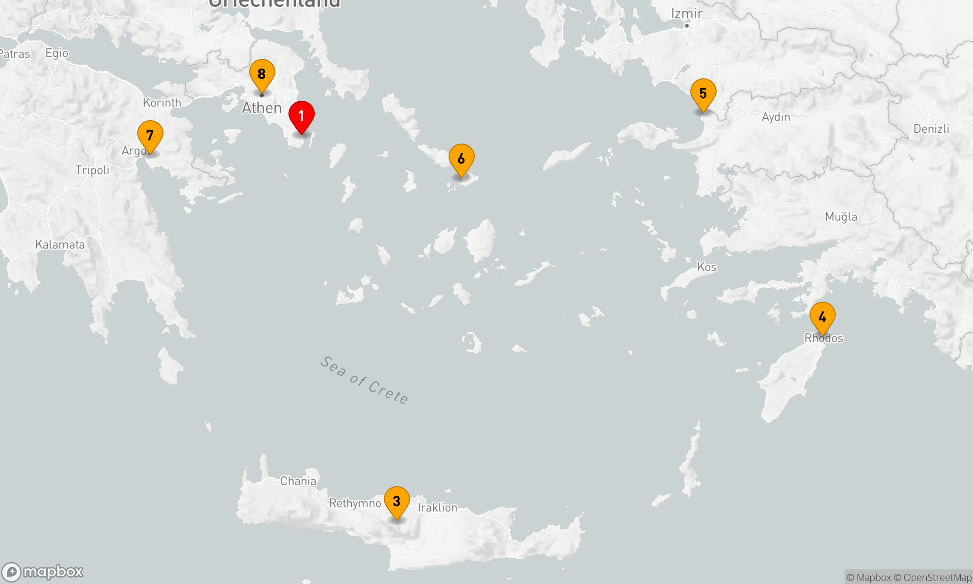 Route 7 Nächte - Griechische Inselträume und Ägäische Kleinode