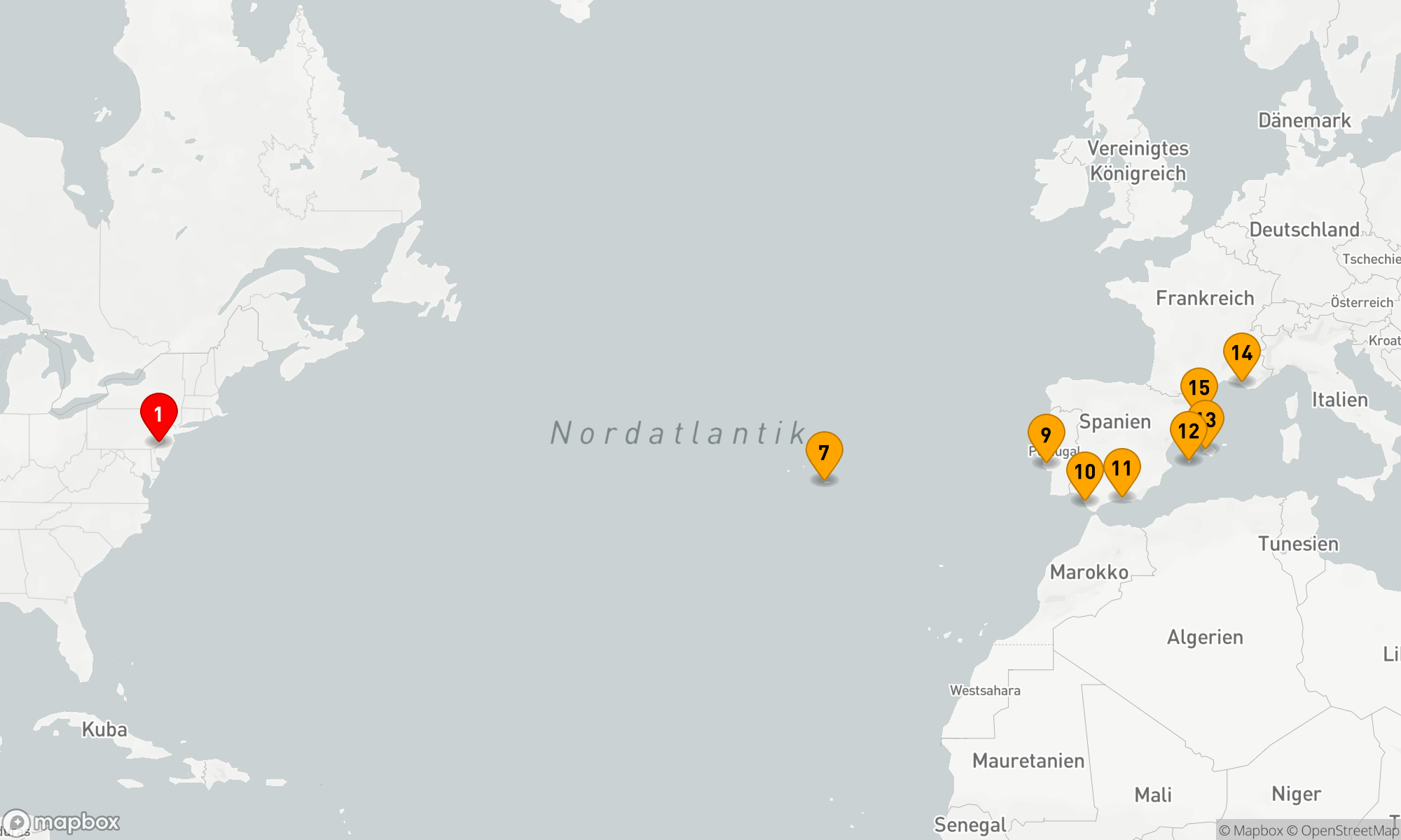 Route 14 Nächte - Atlantischer Entdeckerpfad