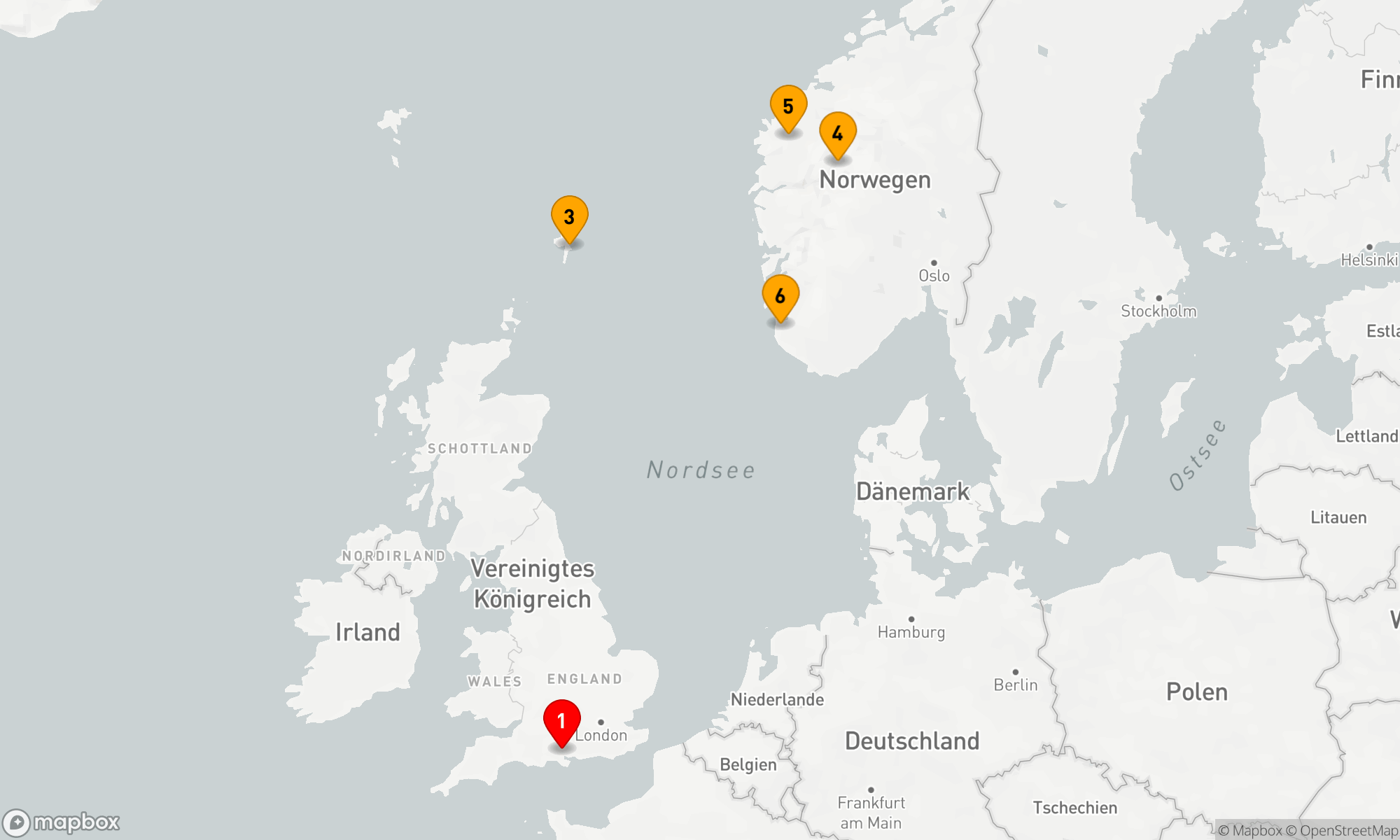 Route 7 Nächte - Nordische Naturwunder Kreuzfahrt