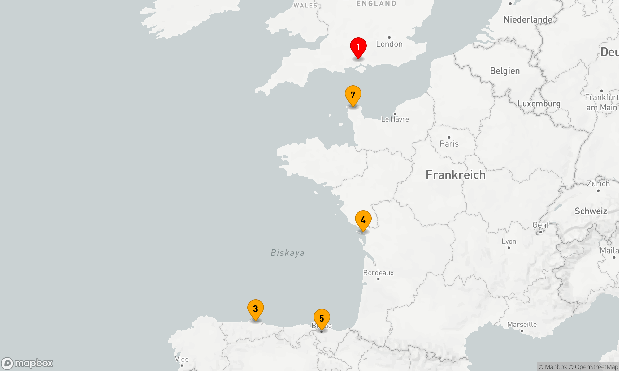Route 7 Nächte - Klassische Küsten und Kulturen