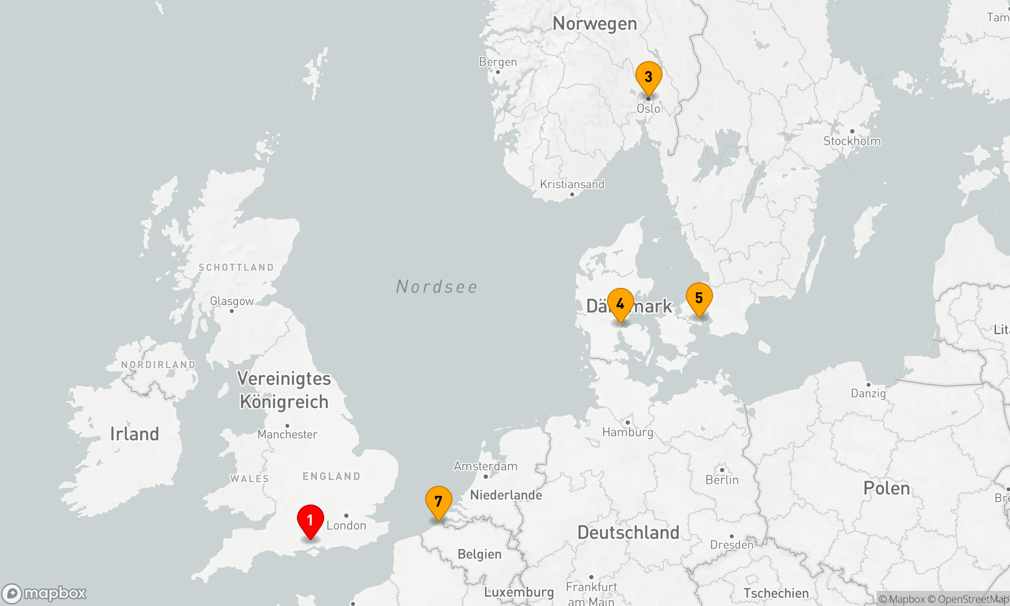 Route 7 Nächte - Nordische Entdeckungsreise ab Southampton
