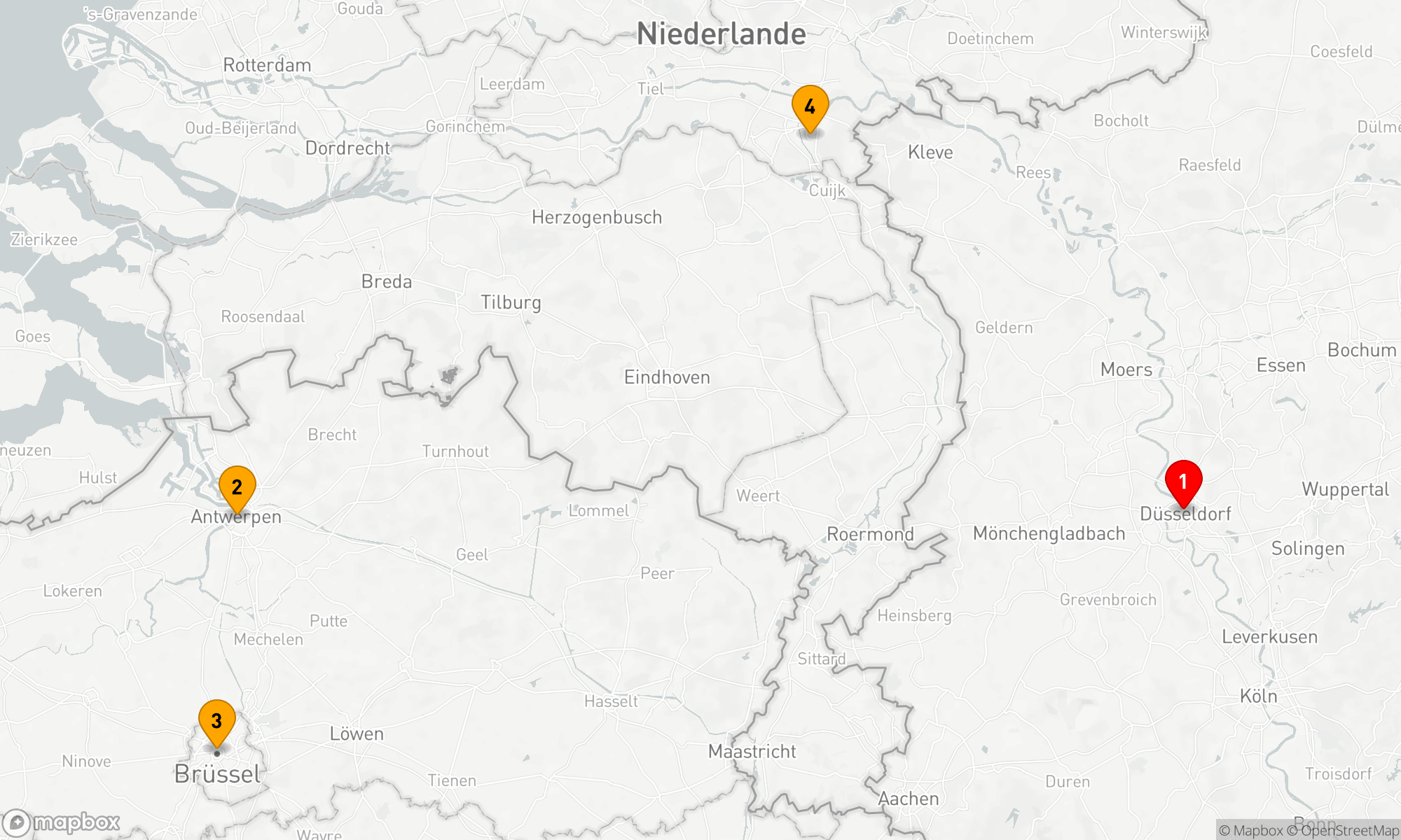Route 4 Nächte - Historische Häfen & moderne Metropolen