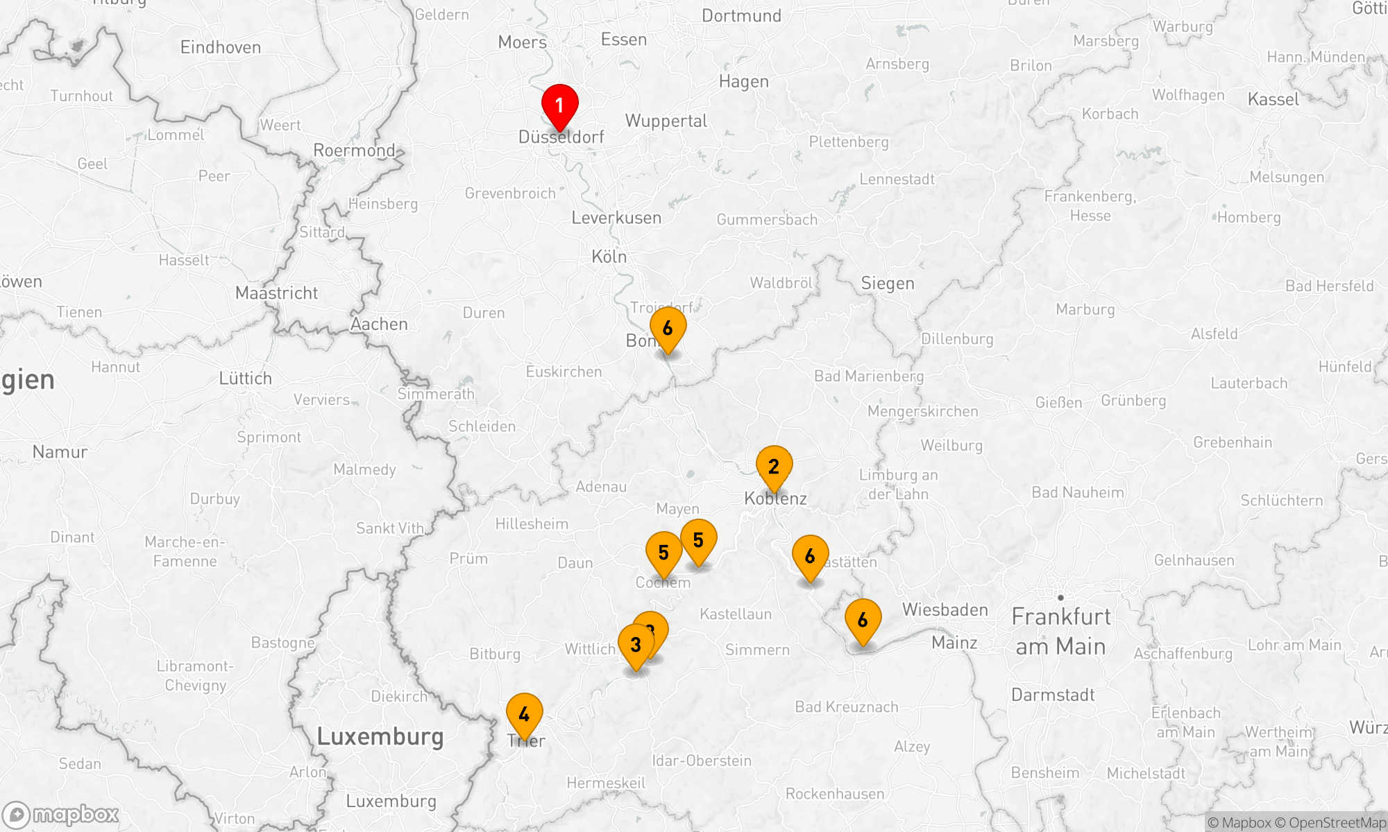 Route 7 Nächte - Wein,  Burgen & Geschichten