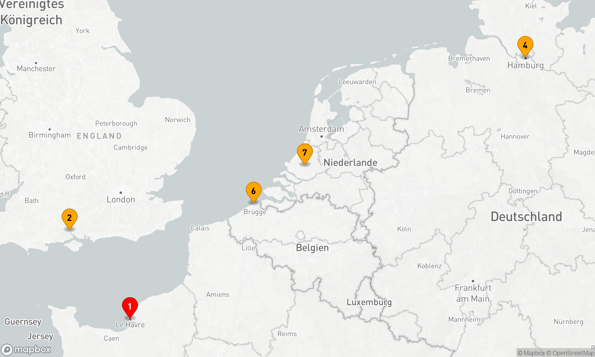 Route 7 Nächte - Nordseezauber: Metropolen & Meer